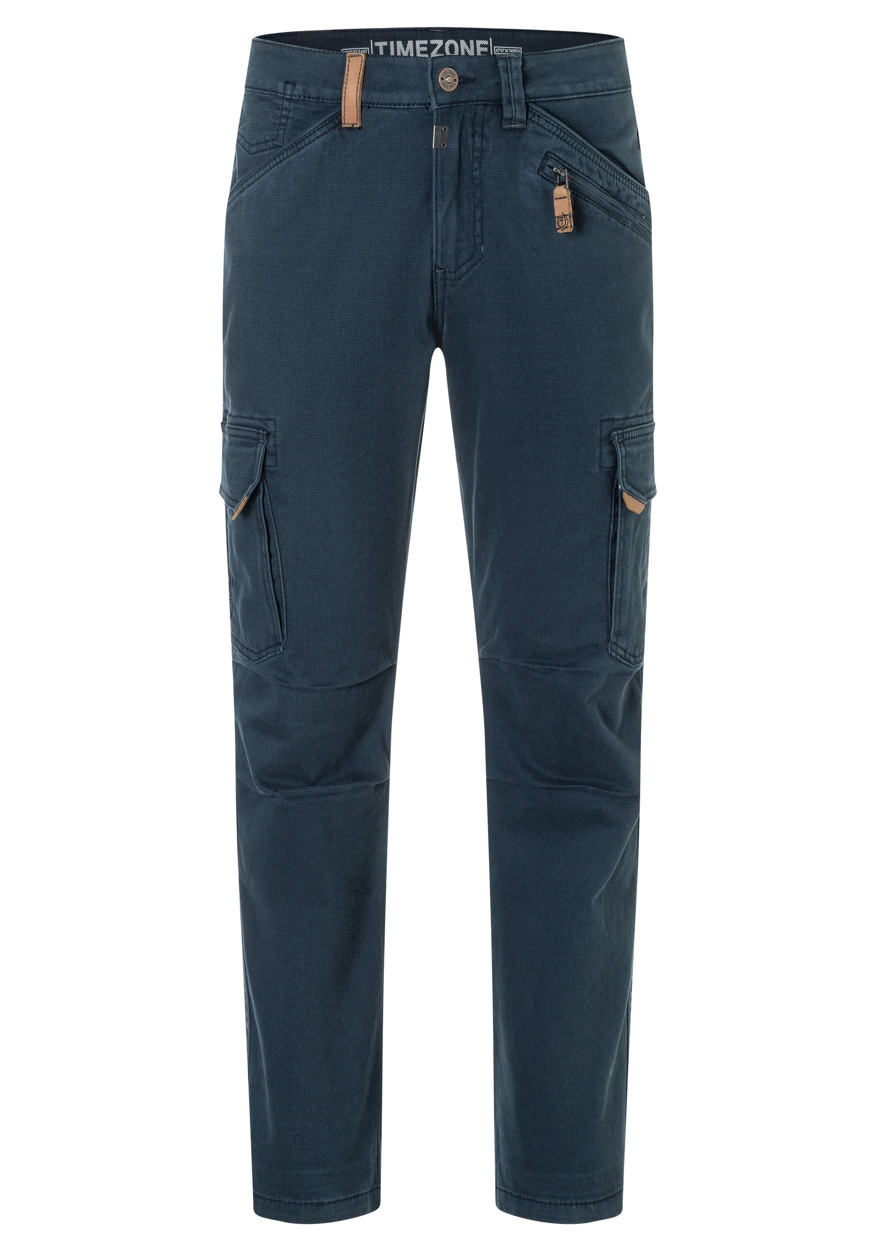 26-10011-10-3107_3695.jpg Cargohose Regular Fit Taschen Baumwolle Reißverschluss