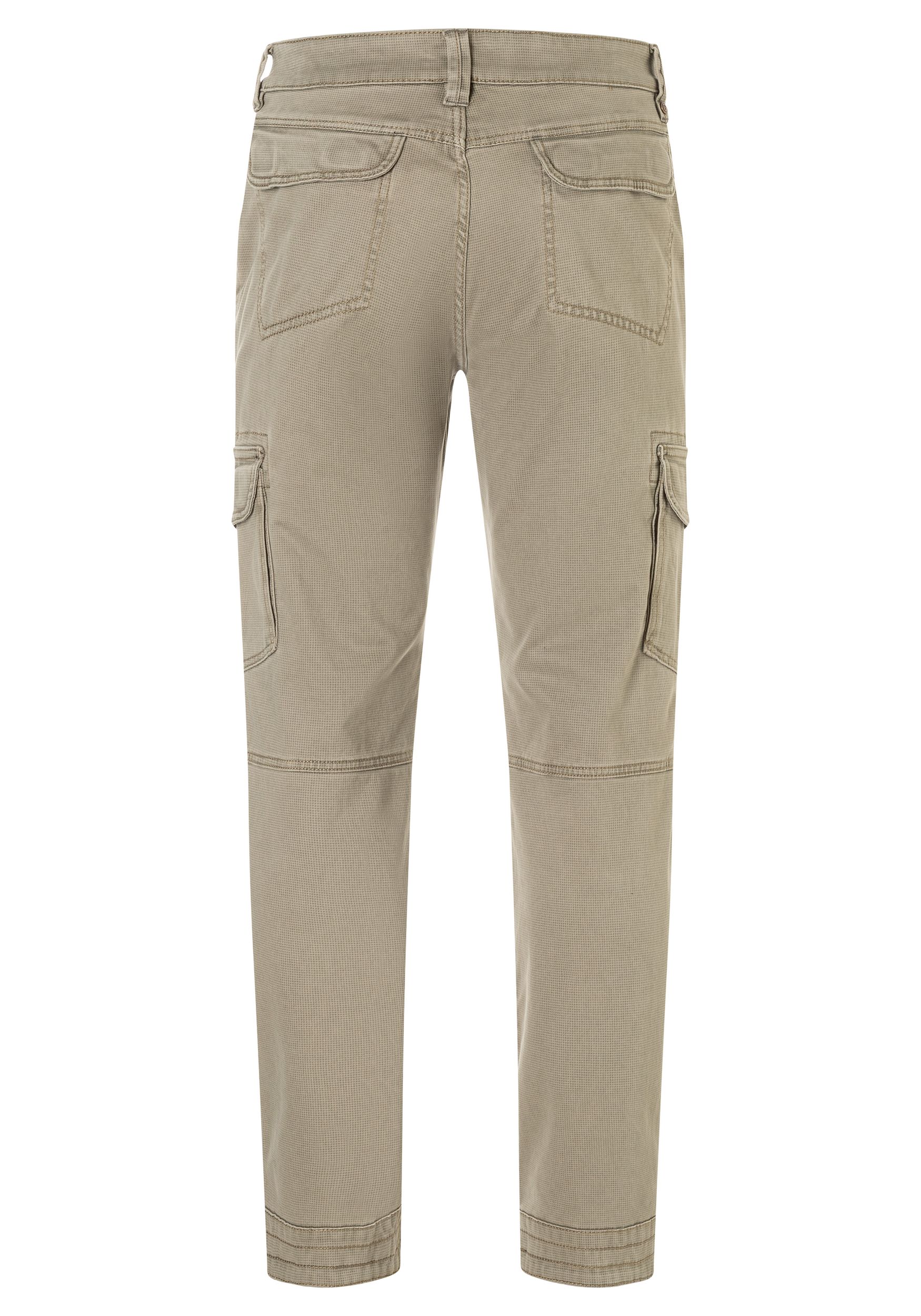 26-10011-10-3107_6105_2.jpg Cargohose Regular Fit Taschen Baumwolle Reißverschluss