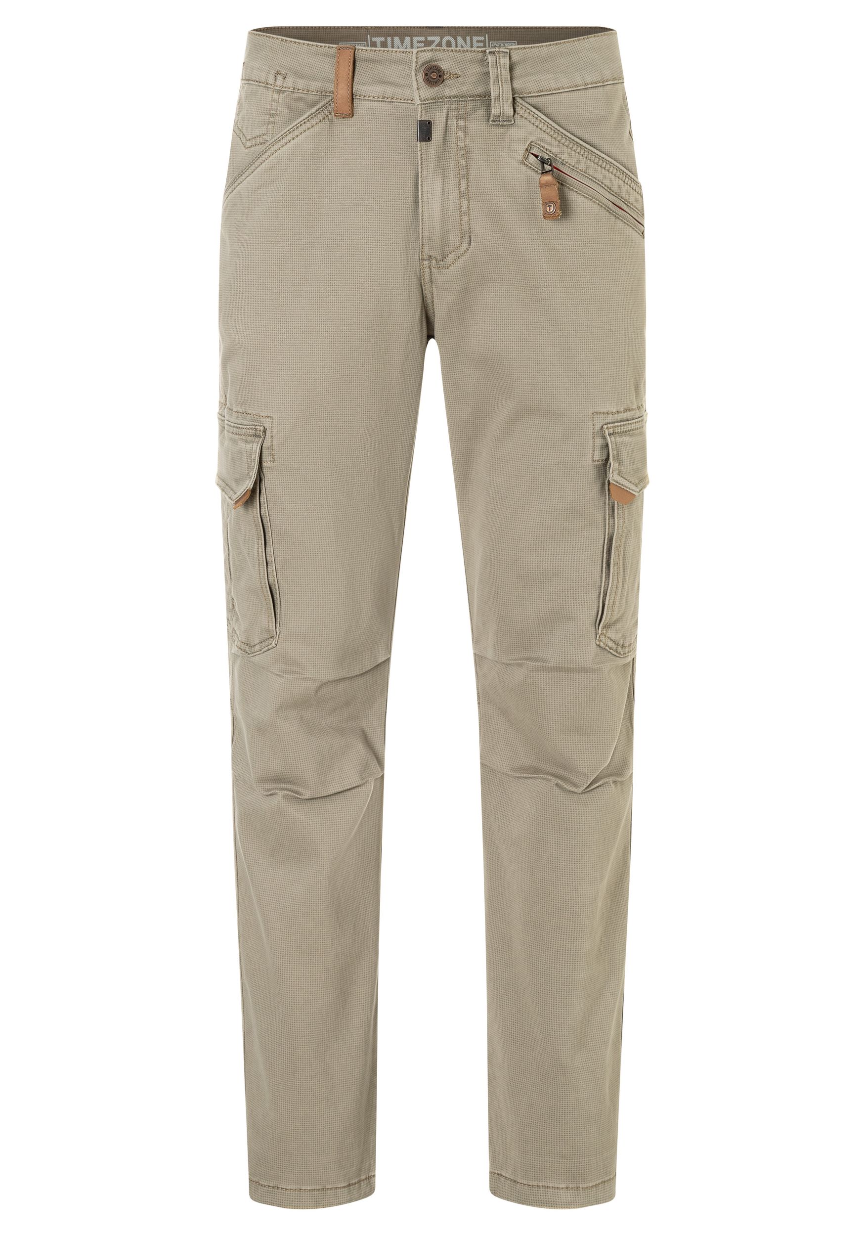 26-10011-10-3107_6105.jpg Cargohose Regular Fit Taschen Baumwolle Reißverschluss