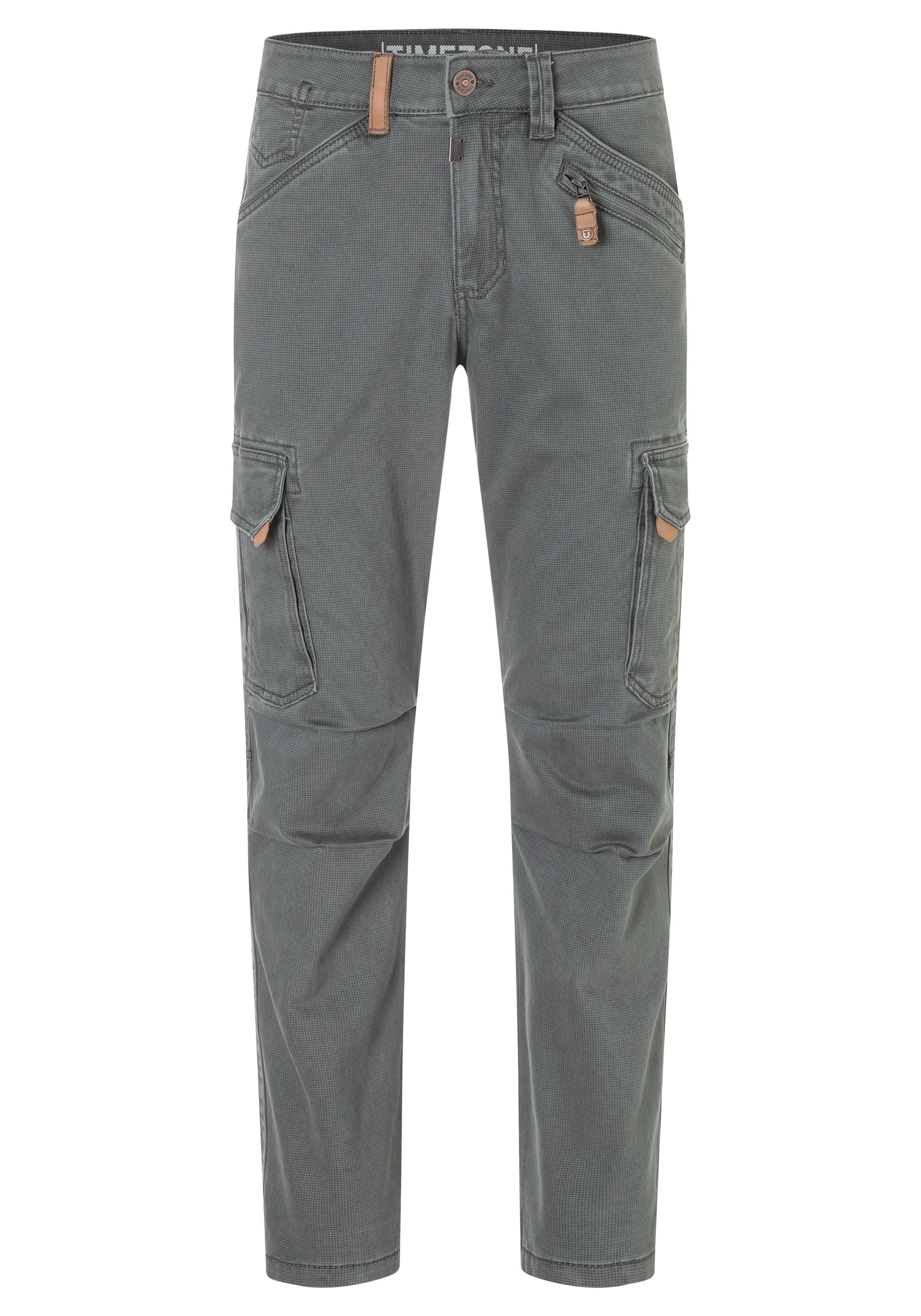 26-10011-10-3107_8688.jpg Cargohose Regular Fit Taschen Baumwolle Reißverschluss