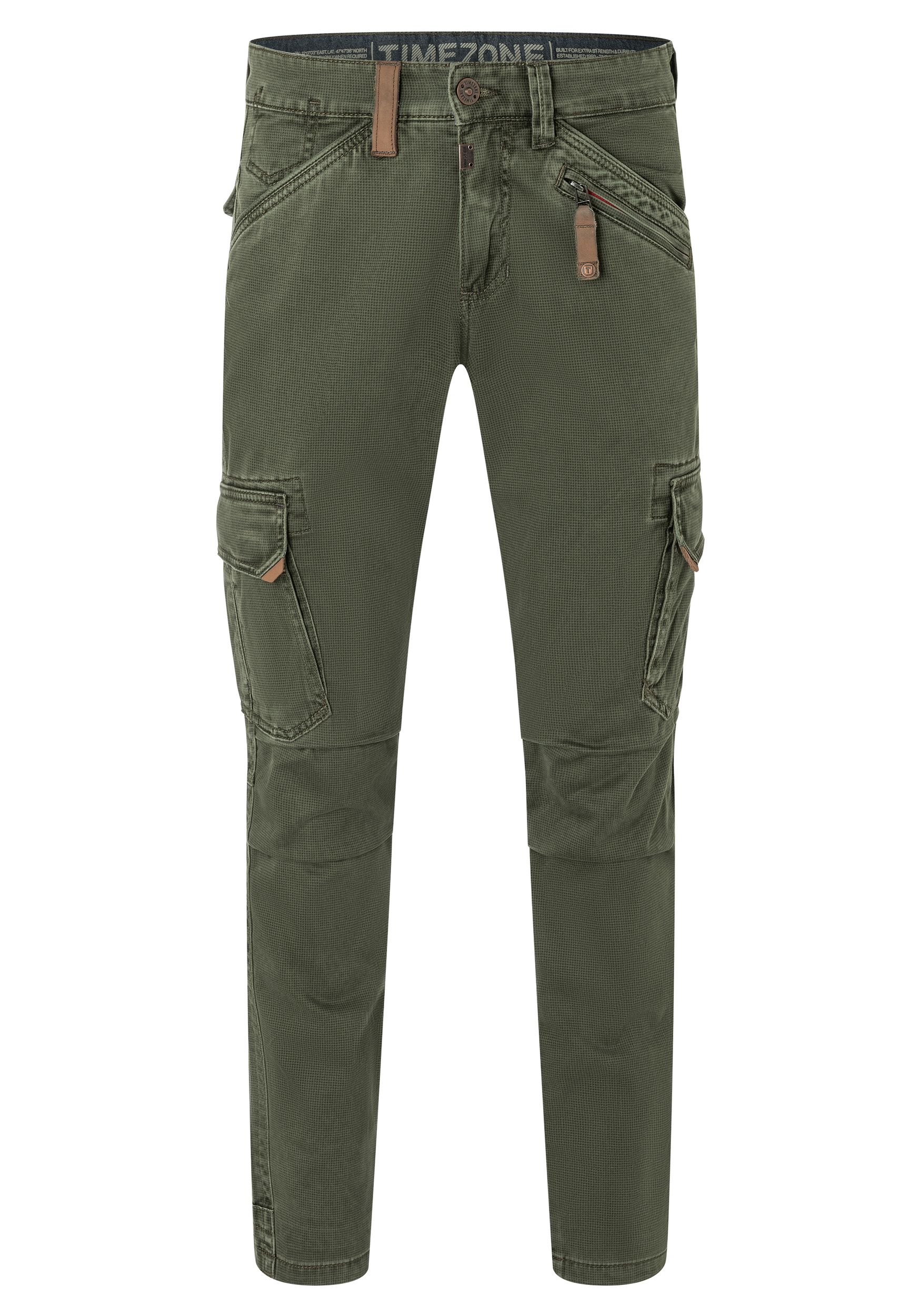 TIMEZONE-Gmb_FW24_4717_26-10011-10-3107.jpg Cargohose Regular Fit Taschen Baumwolle Reißverschluss