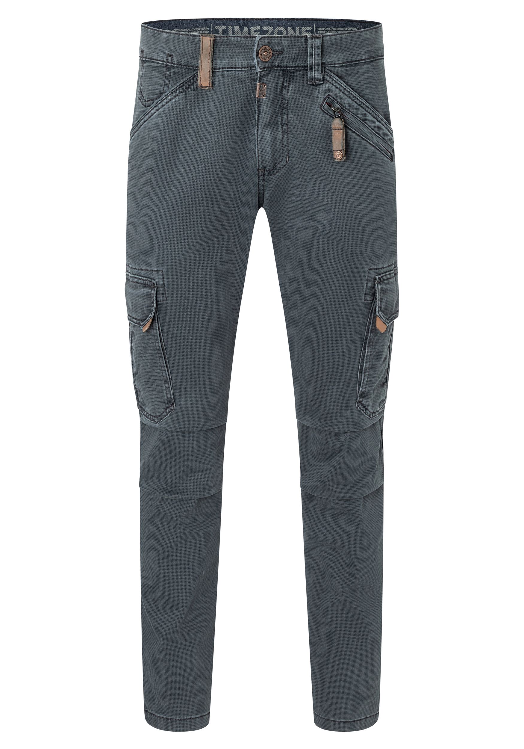 TIMEZONE-Gmb_FW24_9896_26-10011-10-3107.jpg Cargohose Regular Fit Taschen Baumwolle Reißverschluss