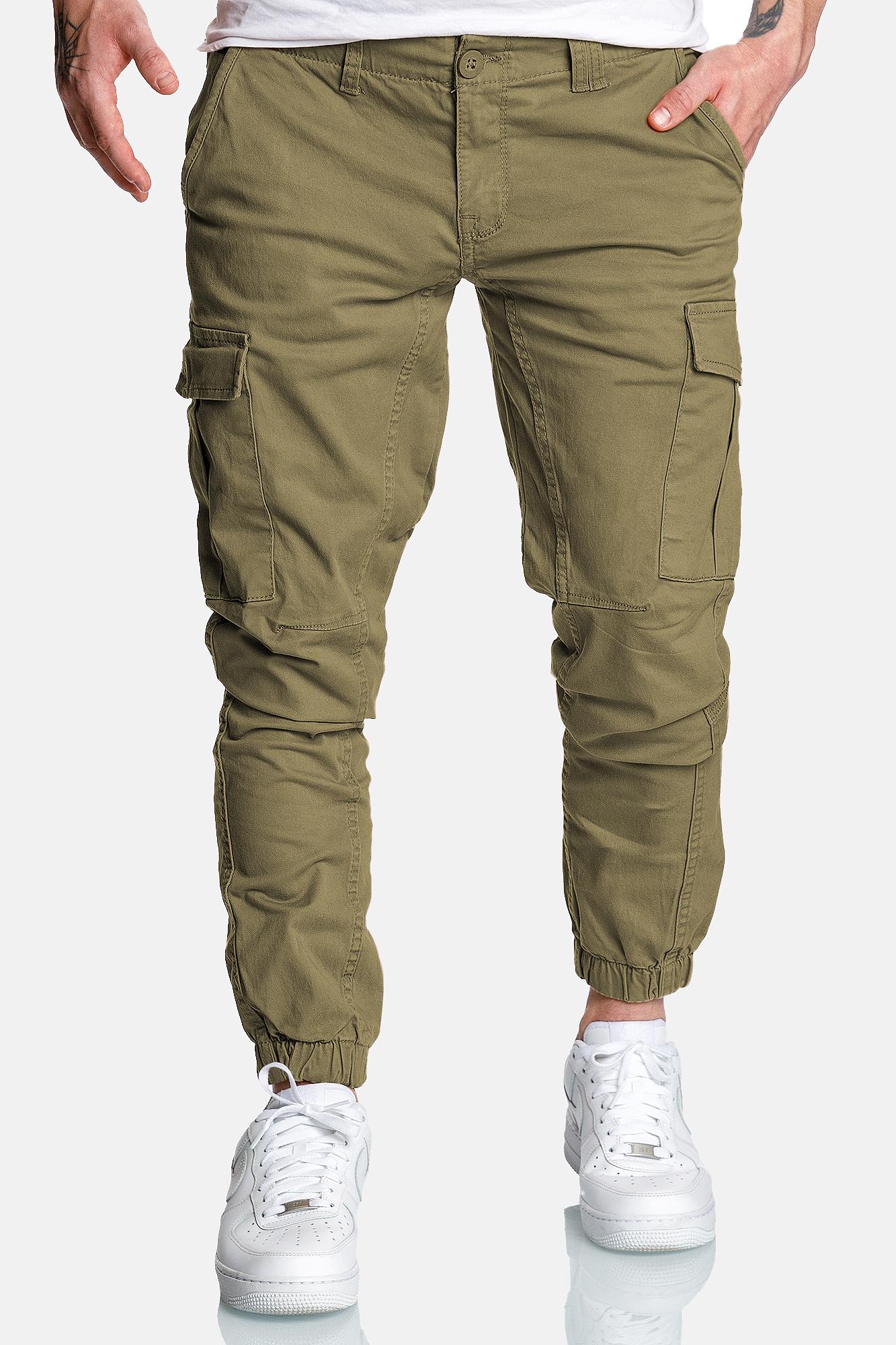 Cargo Jogger Pants Stretch Chino Hose A&S Cargo Jogger Pants Stretch Chino Hose A&S