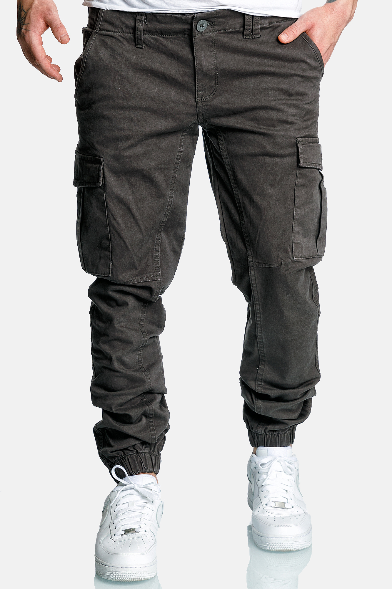 Cargo Jogger Pants Stretch Chino Hose A&S Cargo Jogger Pants Stretch Chino Hose A&S