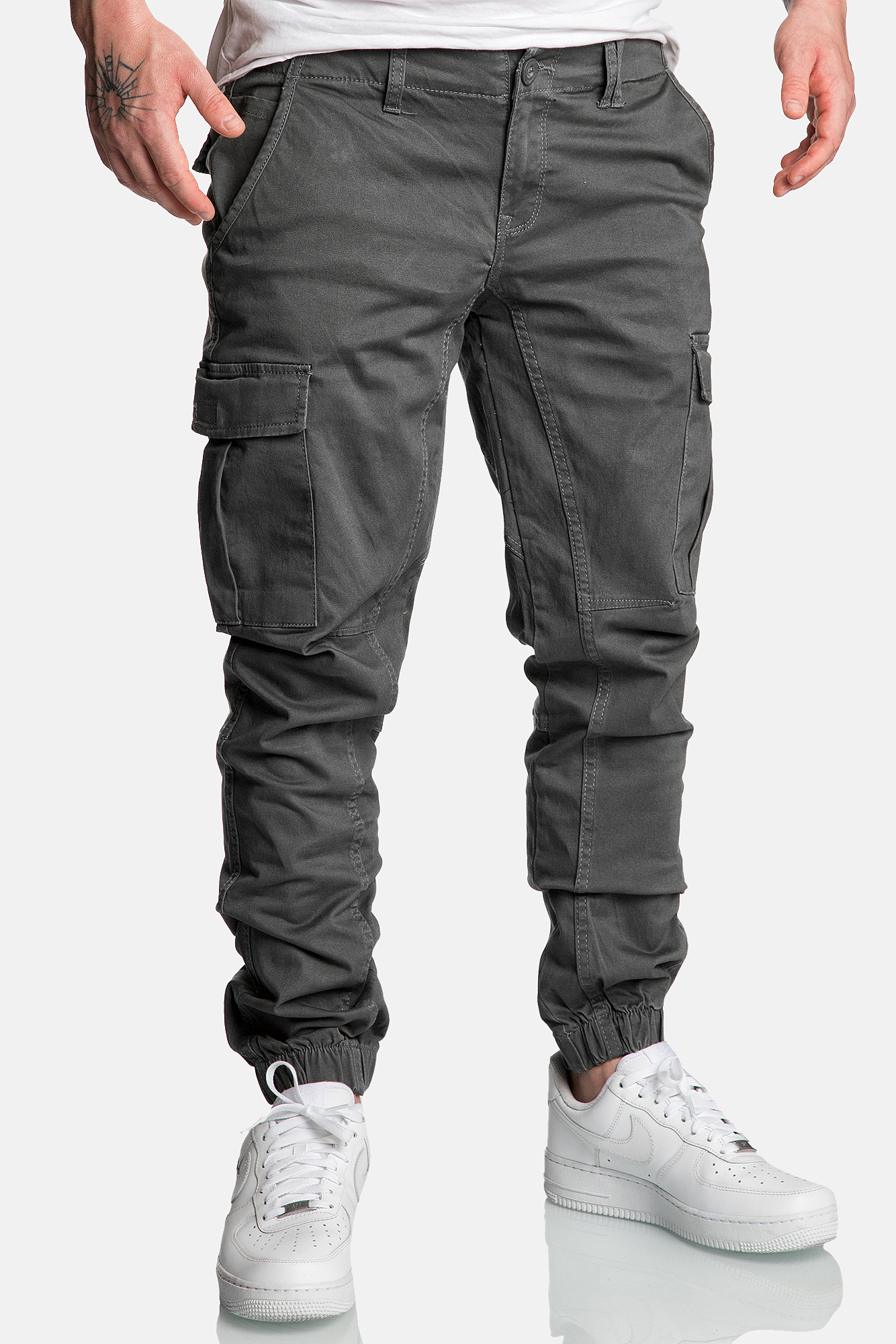 Cargo Jogger Pants Stretch Chino Hose A&S Cargo Jogger Pants Stretch Chino Hose A&S