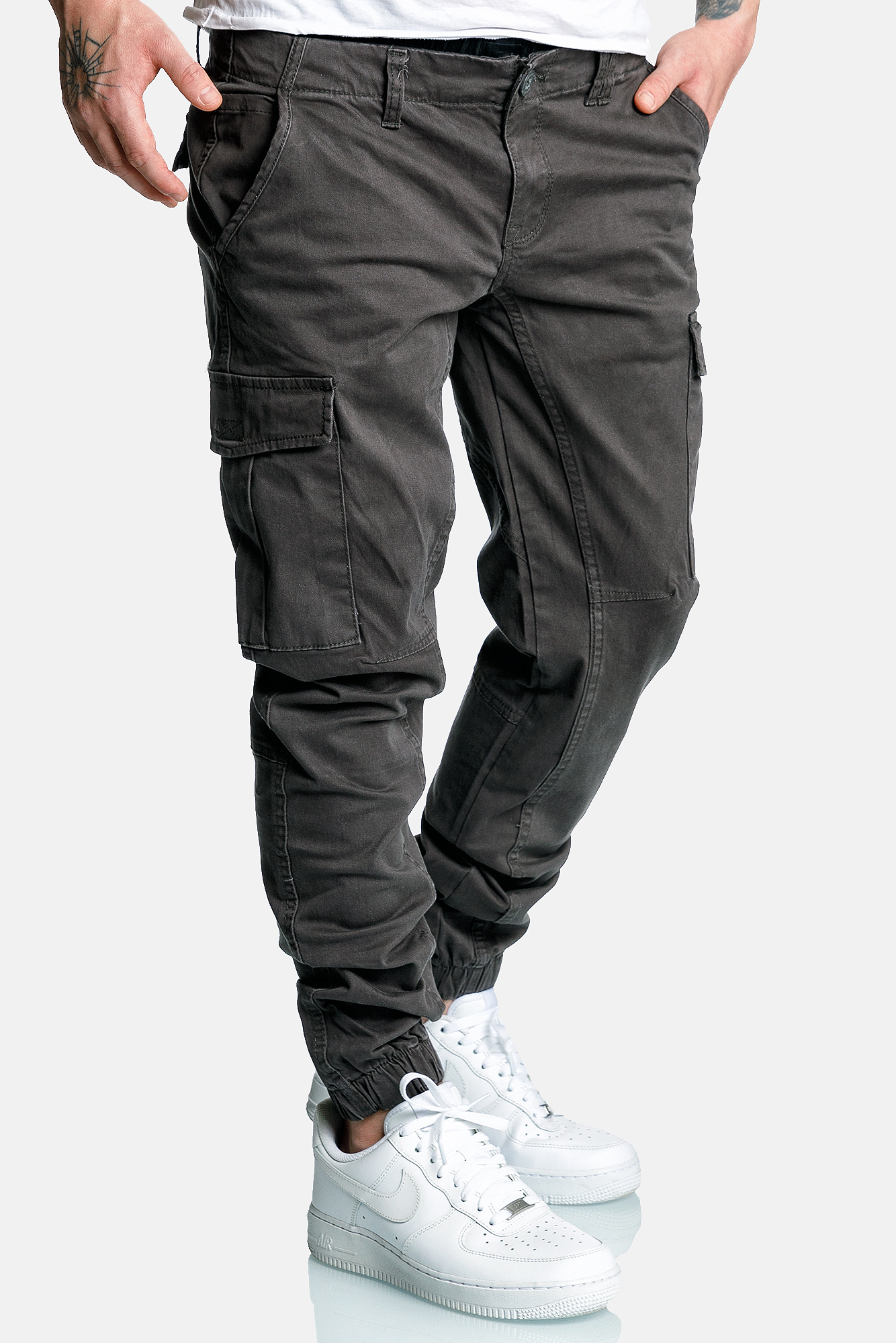 Cargo Jogger Pants Stretch Chino Hose A&S Cargo Jogger Pants Stretch Chino Hose A&S