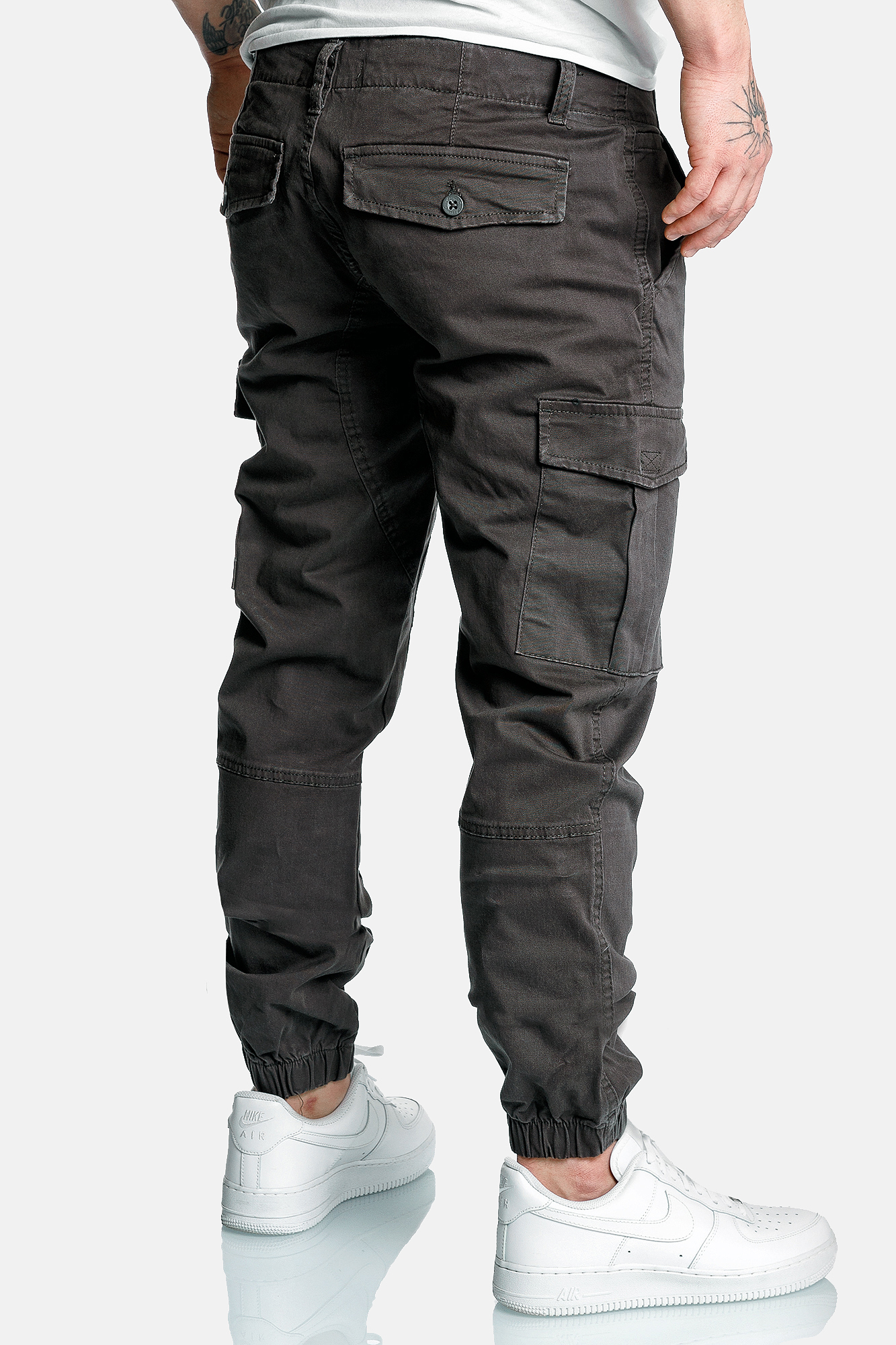 Cargo Jogger Pants Stretch Chino Hose A&S Cargo Jogger Pants Stretch Chino Hose A&S