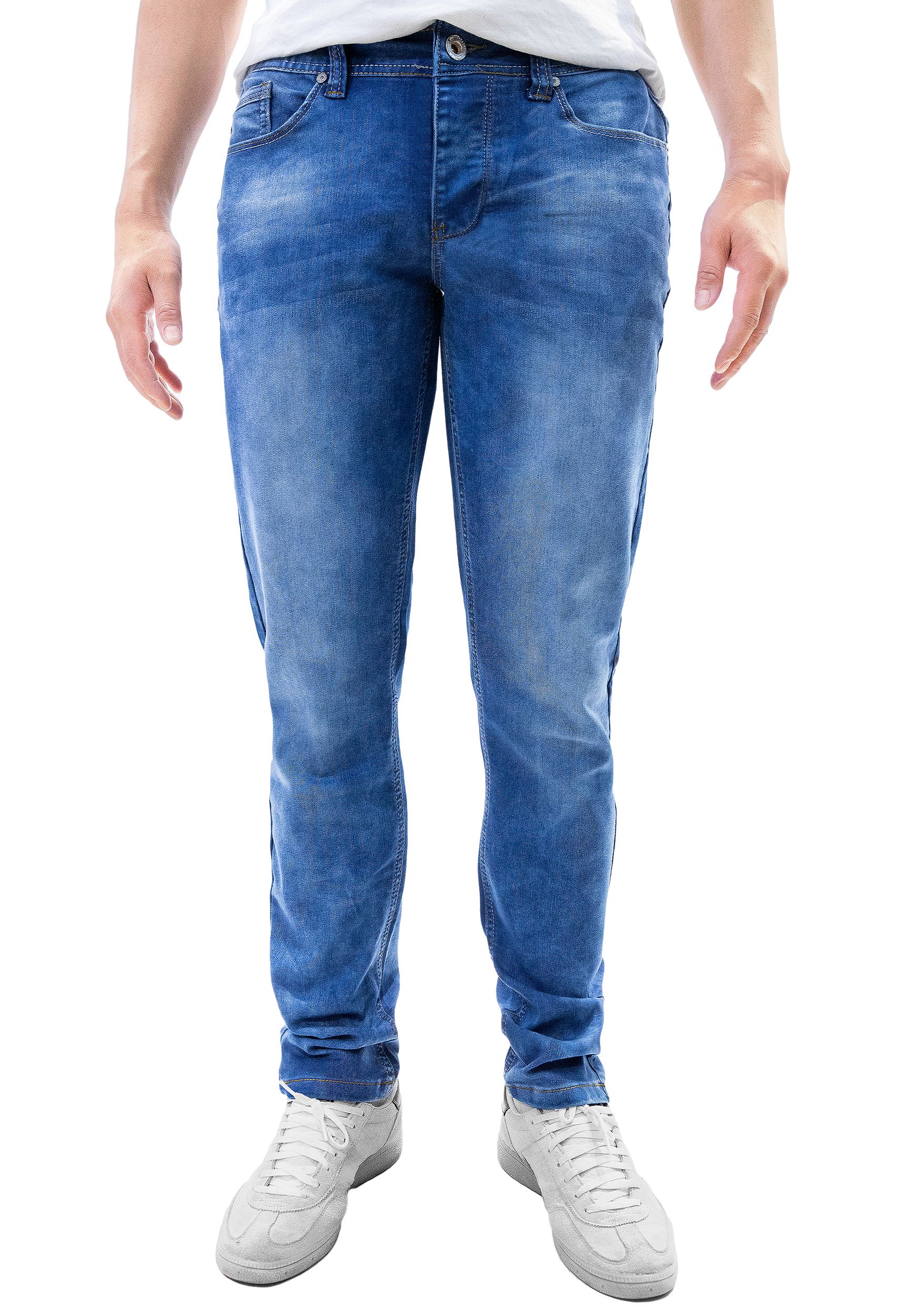 5-Pocket Jeans mit Denim Design und modischen Taschen 5-Pocket Jeans mit Denim Design und modischen Taschen