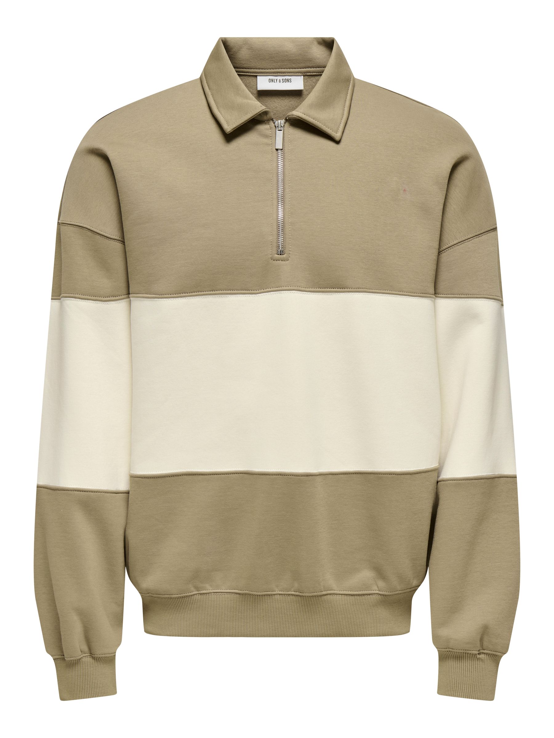 ONLY&SONS_Autumnwinter_4633549_22031400.jpg Pullover Sweatshirt Polokragen Locker geschnitten