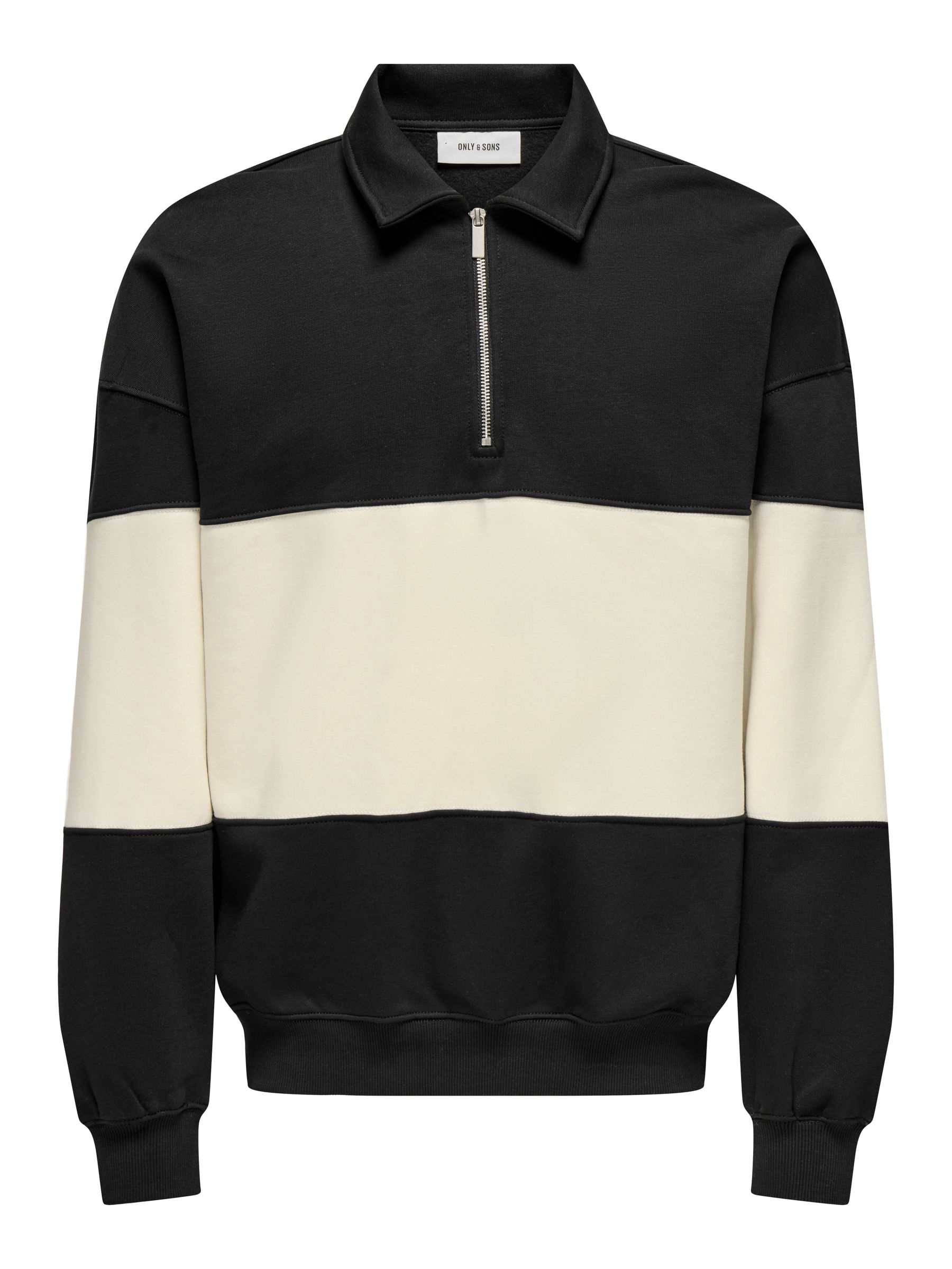 ONLY&SONS_Autumnwinter_4633551_22031400.jpg Pullover Sweatshirt Polokragen Locker geschnitten