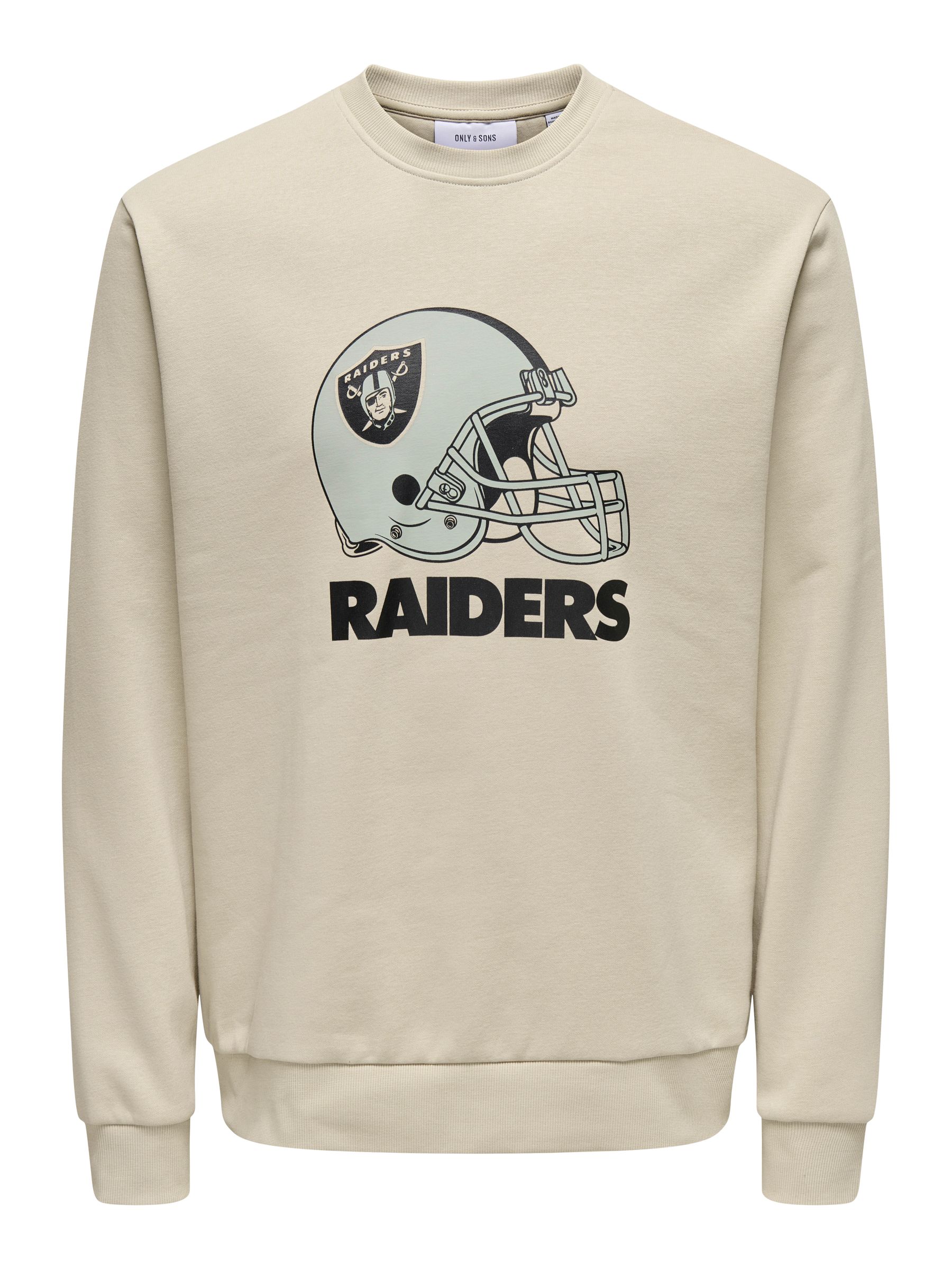 ONLY&SONS_Autumnwinter_4648577_22031838.jpg Weiches Rundhals Sweatshirt Eagles / Raiders NFL Langarm Pullover