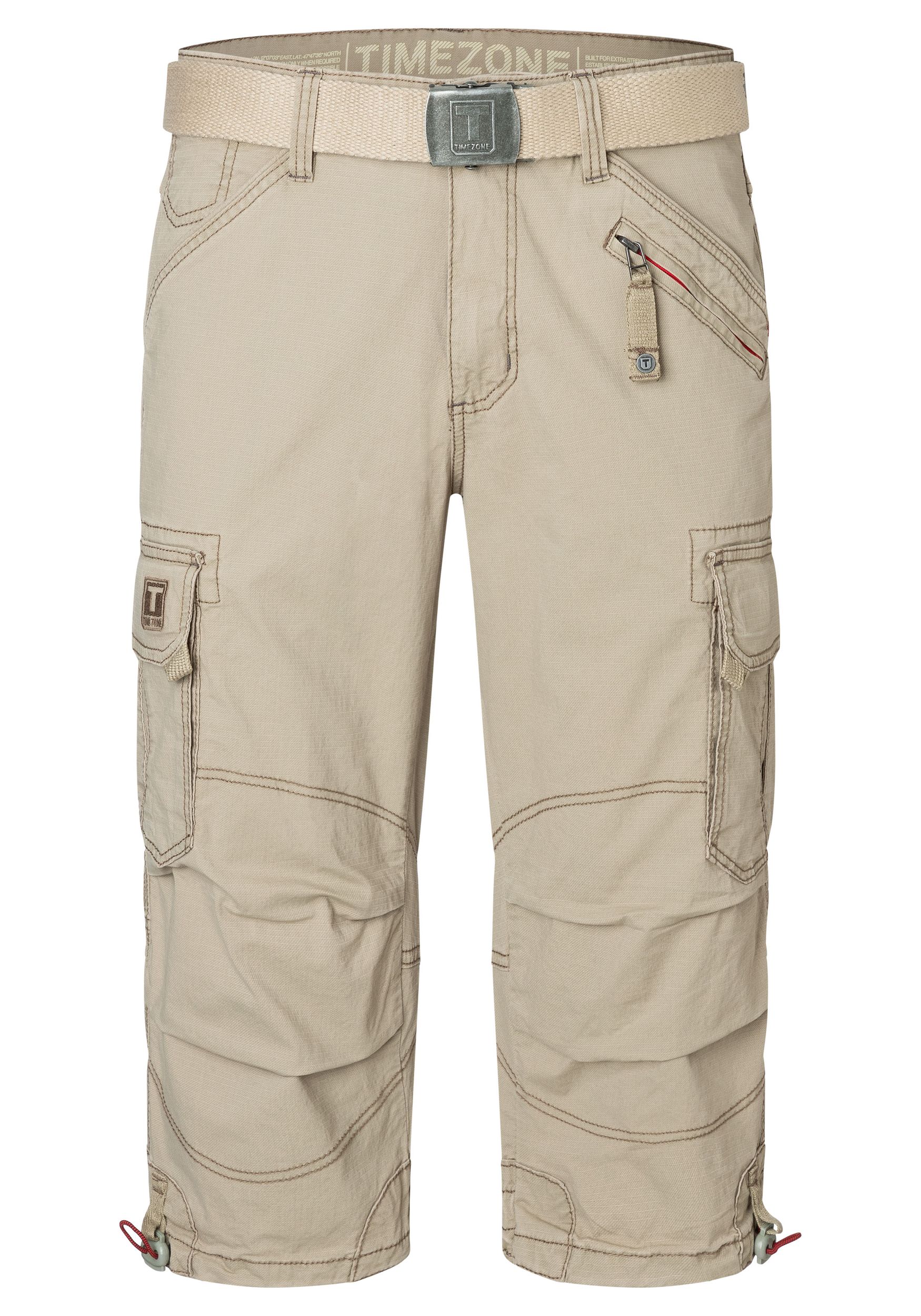 TIMEZONE-Gmb_SS25_2028_24-10006-10-1212.jpg Cargo-Shorts mit Gürtel und Mehrfachtaschen