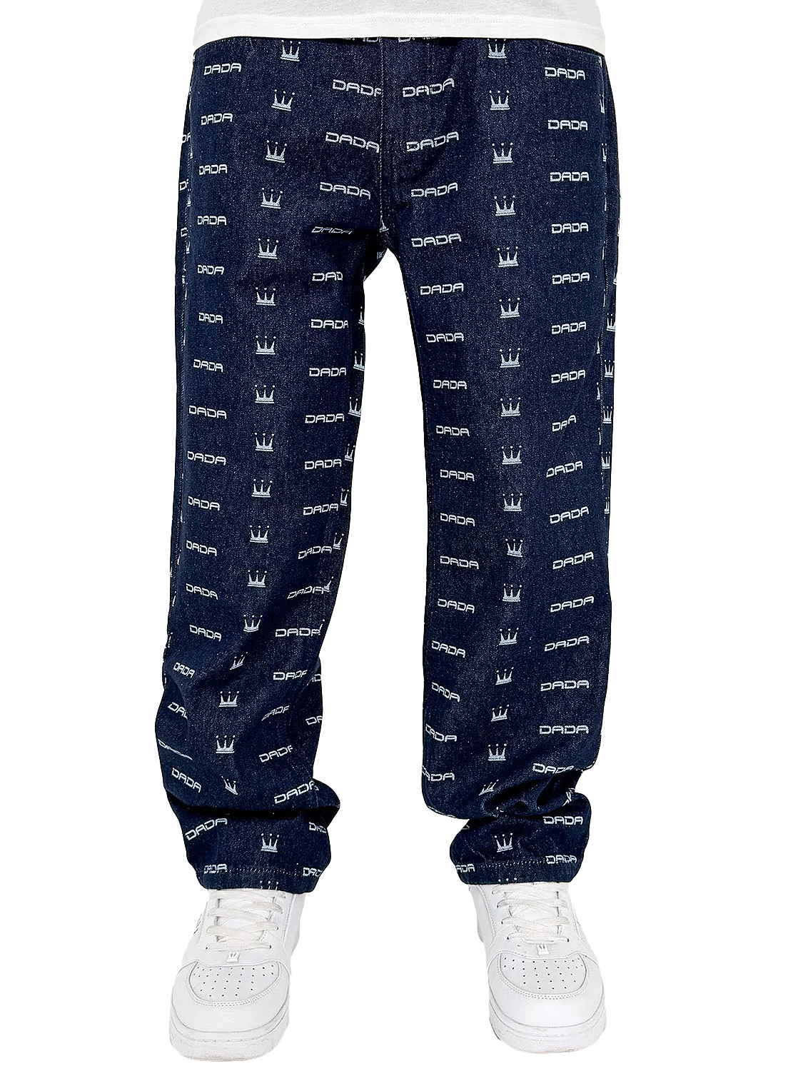 Loose Fit Jeans mit DADA All Over Print Loose Fit Jeans mit DADA All Over Print