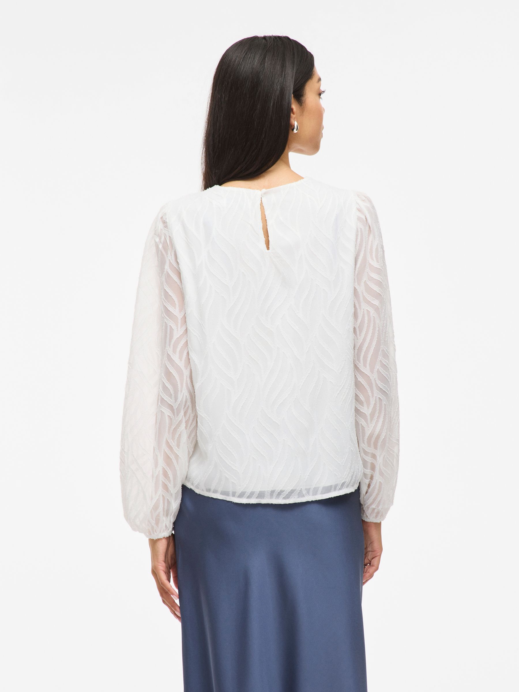 14107406_4786218_4.jpg Edle Langarm Bluse mit transparenten Ärmeln