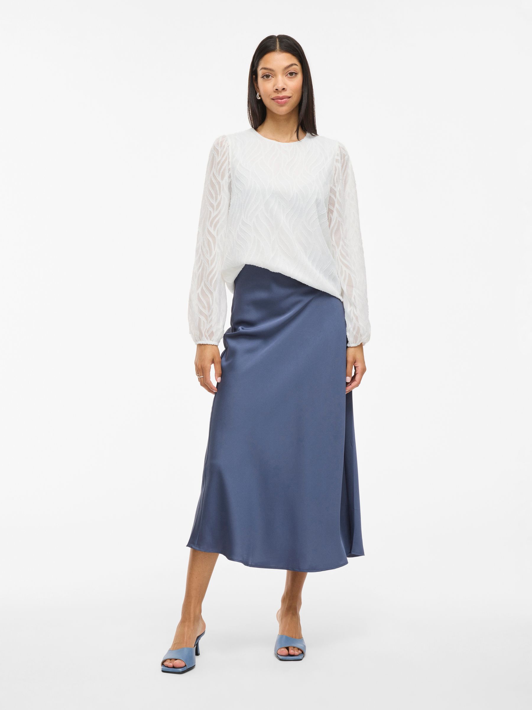 14107406_4786218_5.jpg Edle Langarm Bluse mit transparenten Ärmeln