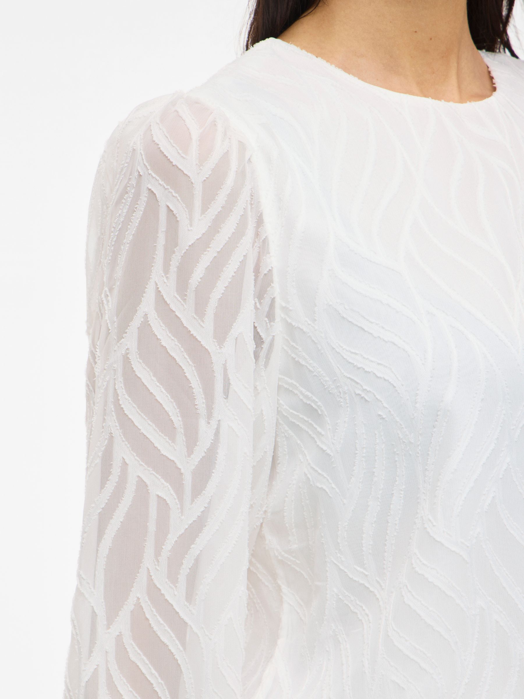 14107406_4786218_6.jpg Edle Langarm Bluse mit transparenten Ärmeln