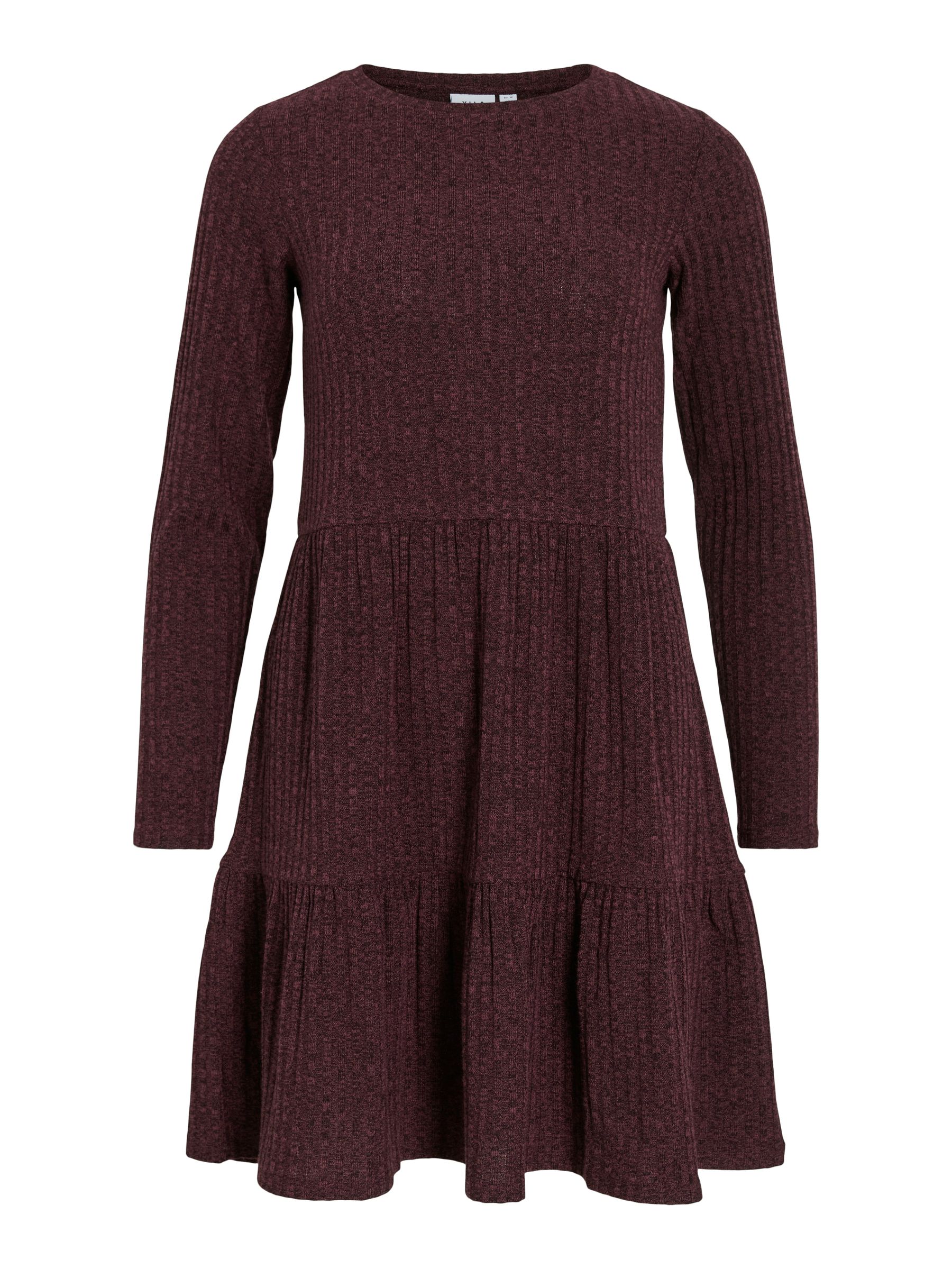 14112818_4934994.jpg Elegantes Langarm Minikleid mit Rüschen