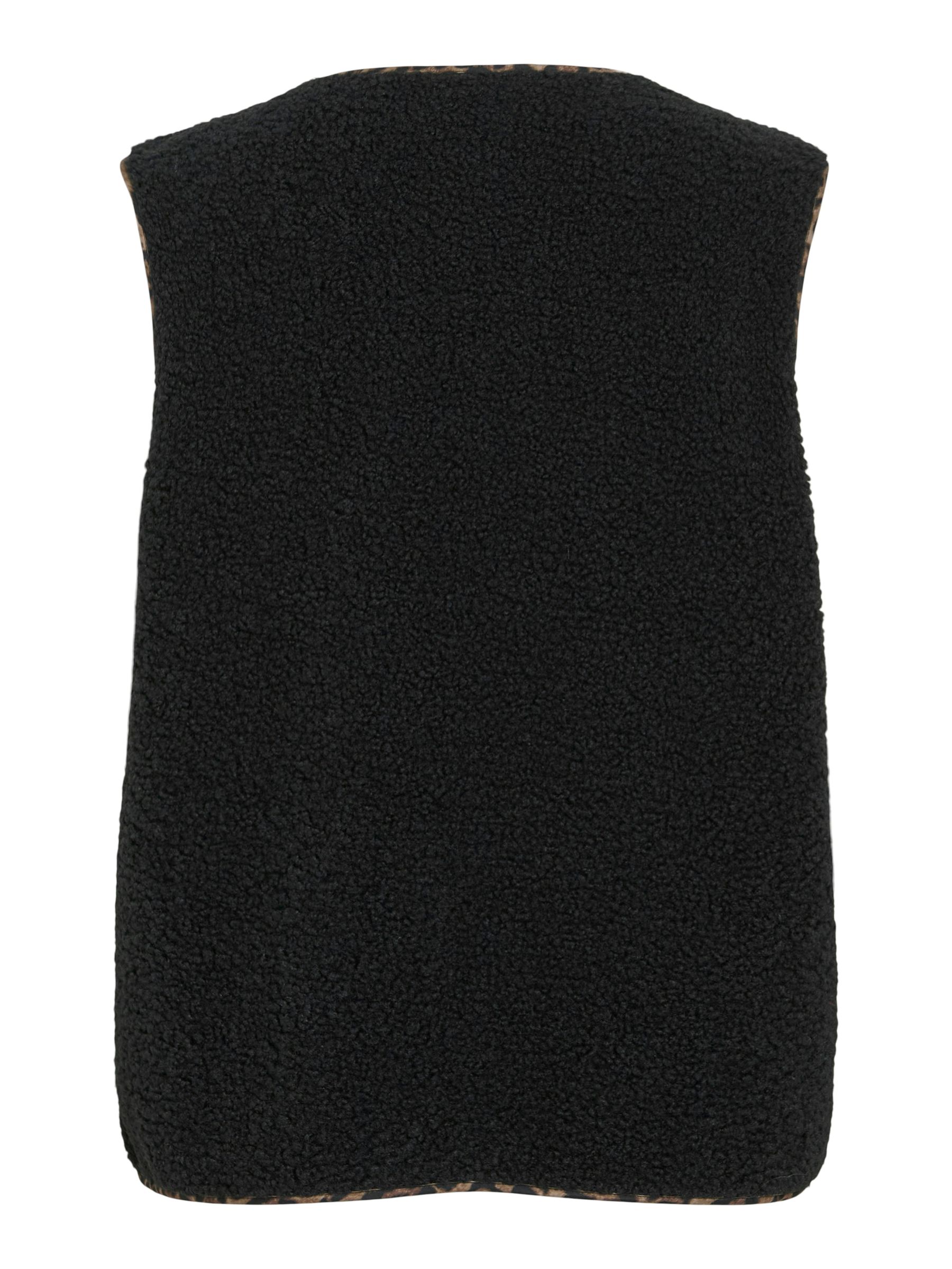 Klassische ärmellose Weste mit Knöpfen und Taschen Klassische ärmellose Weste mit Knöpfen und Taschen