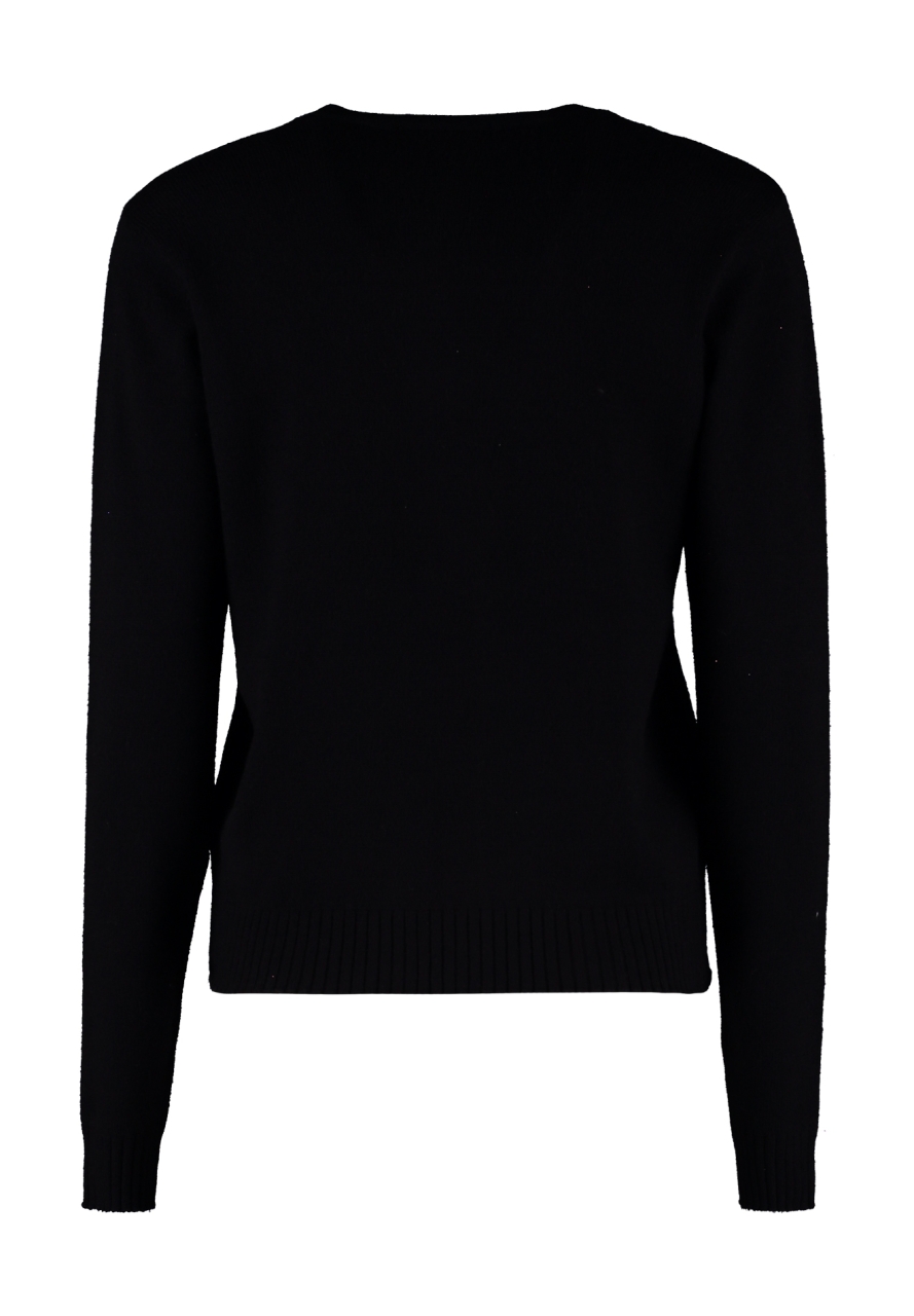 Cardigan mit Bindebändern und V Ausschnitt Feinstrick Cardigan mit Bindebändern und V Ausschnitt Feinstrick