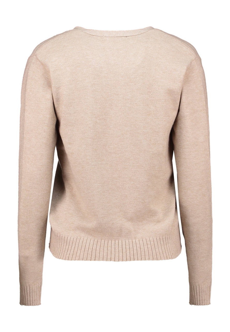 Cardigan mit Bindebändern und V Ausschnitt Feinstrick Cardigan mit Bindebändern und V Ausschnitt Feinstrick