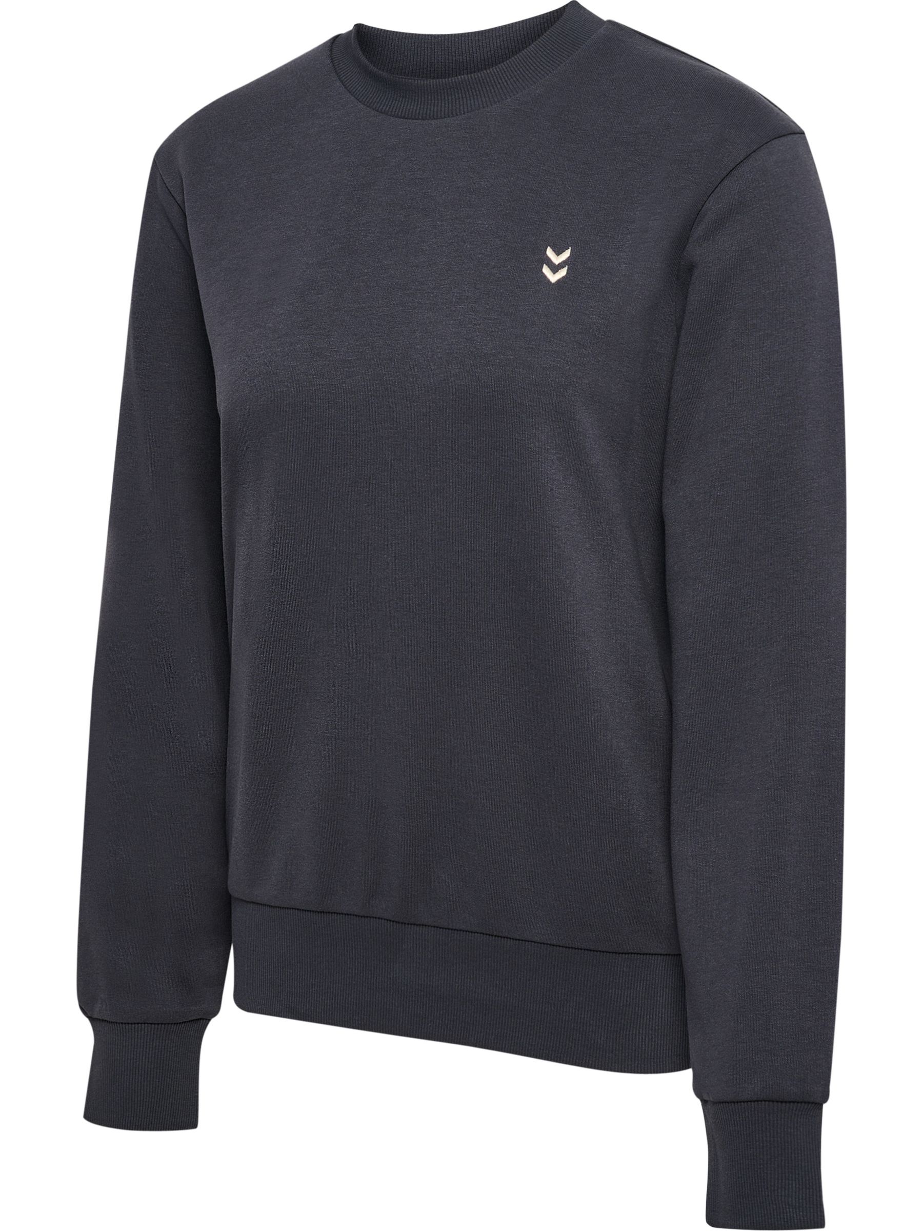 Schlichtes Sweatshirt mit Logo-Stickerei Schlichtes Sweatshirt mit Logo-Stickerei