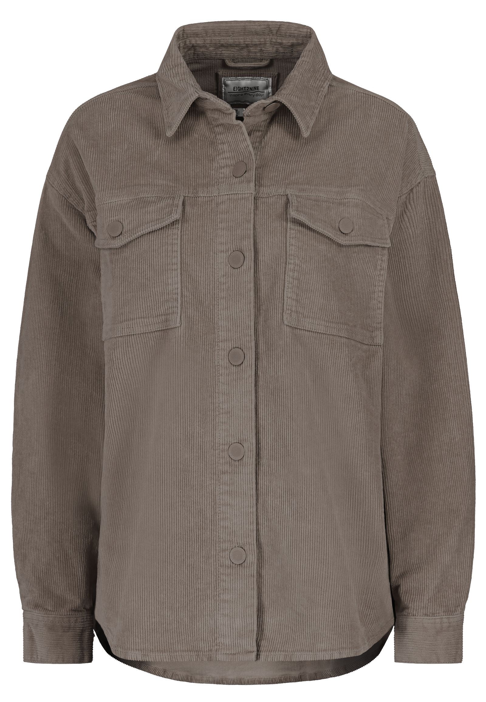 Klassisches Cord-Hemd im modernen Design mit Fronttaschen Klassisches Cord-Hemd im modernen Design mit Fronttaschen