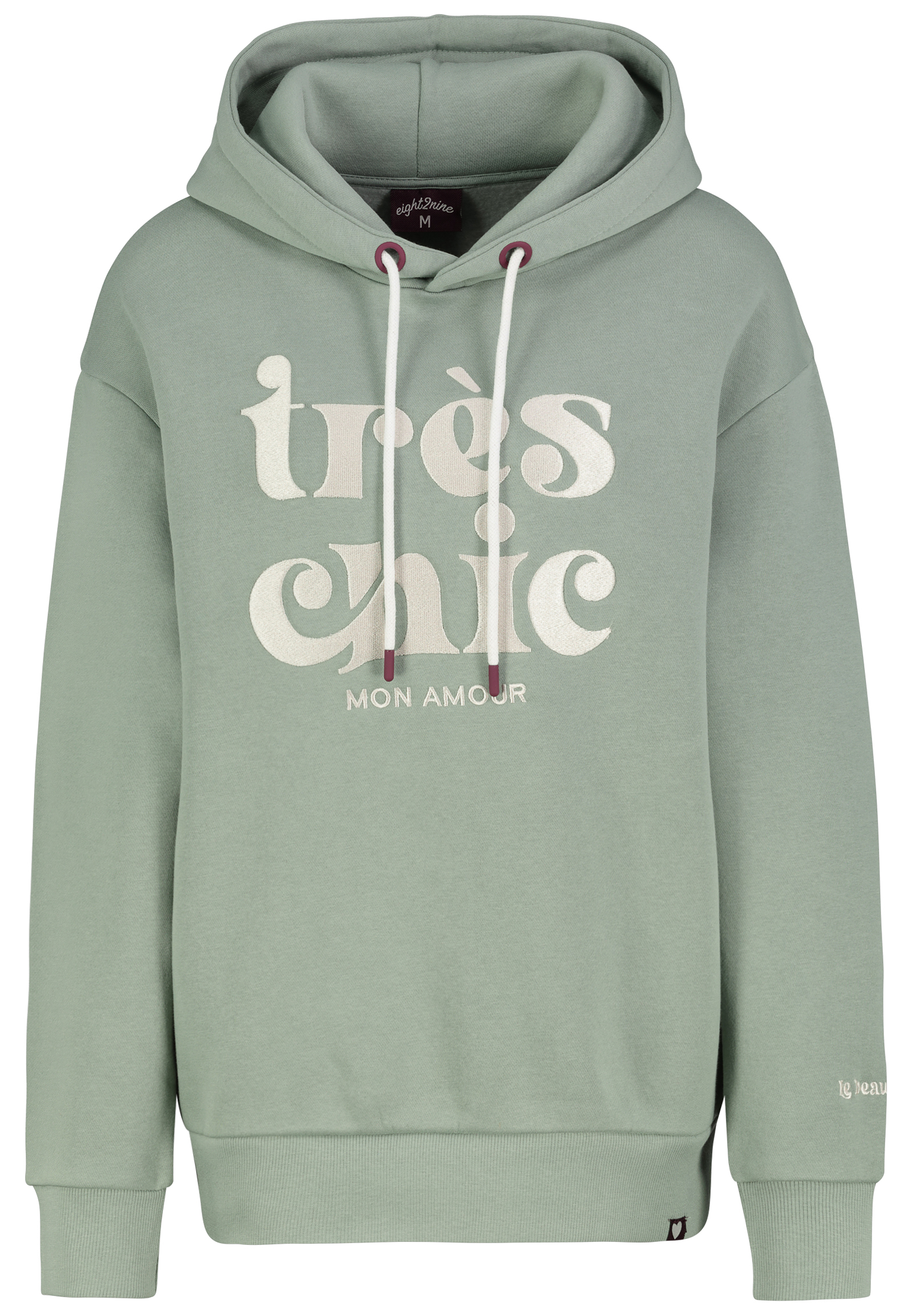 D10600BI02623D2_12300_V.jpg Kapuzensweatshirt mit Aufdruck und Stickerei