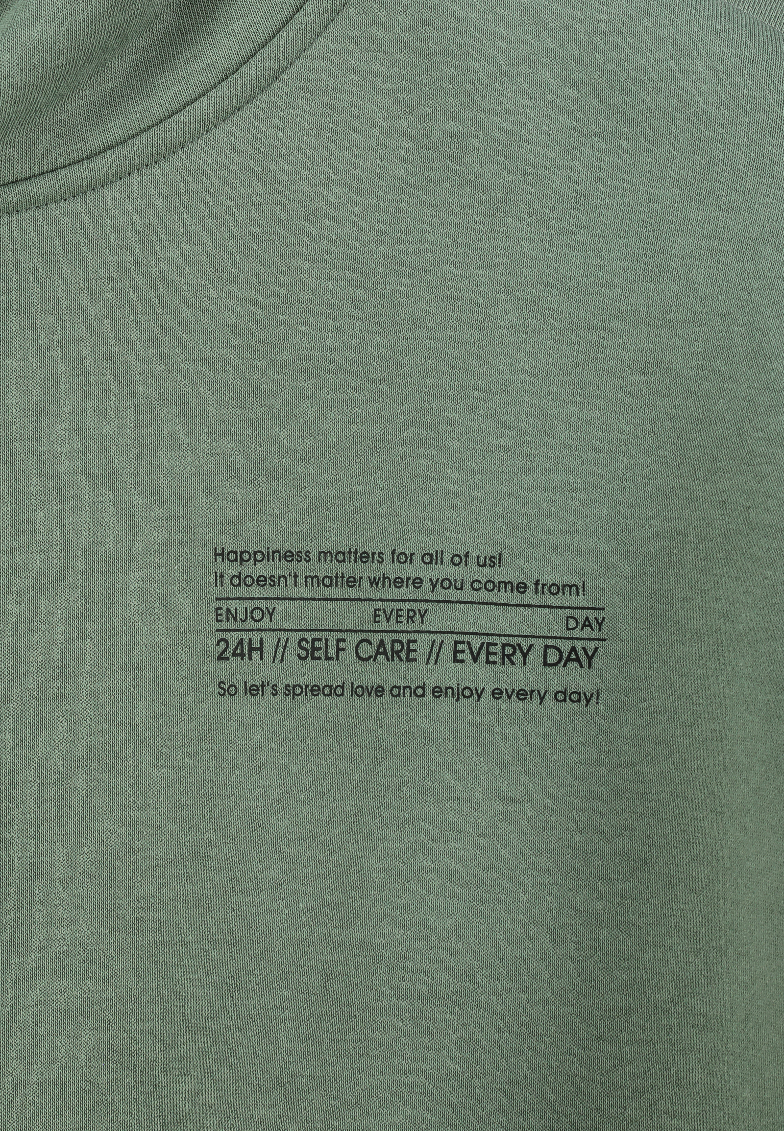 D10608BC02450D2_12300_D1.jpg Hoodie mit Print und elastischen Bündchen