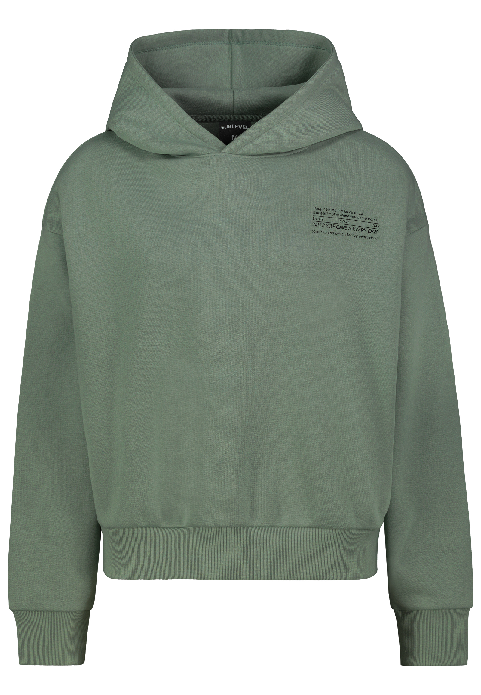 D10608BC02450D2_12300_V.jpg Hoodie mit Print und elastischen Bündchen