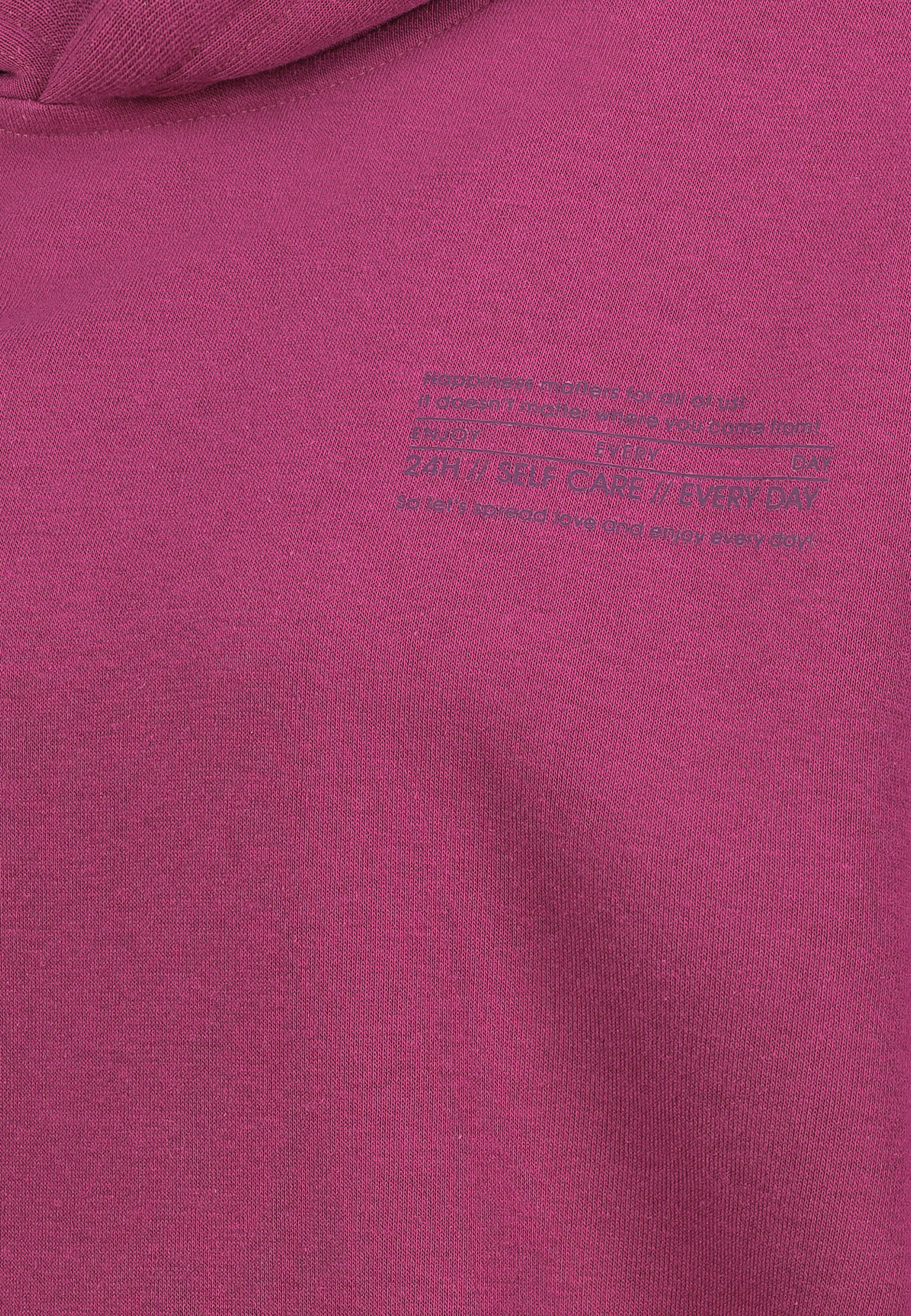 D10608BC02450D3_14400_D1.jpg Hoodie mit Print und elastischen Bündchen