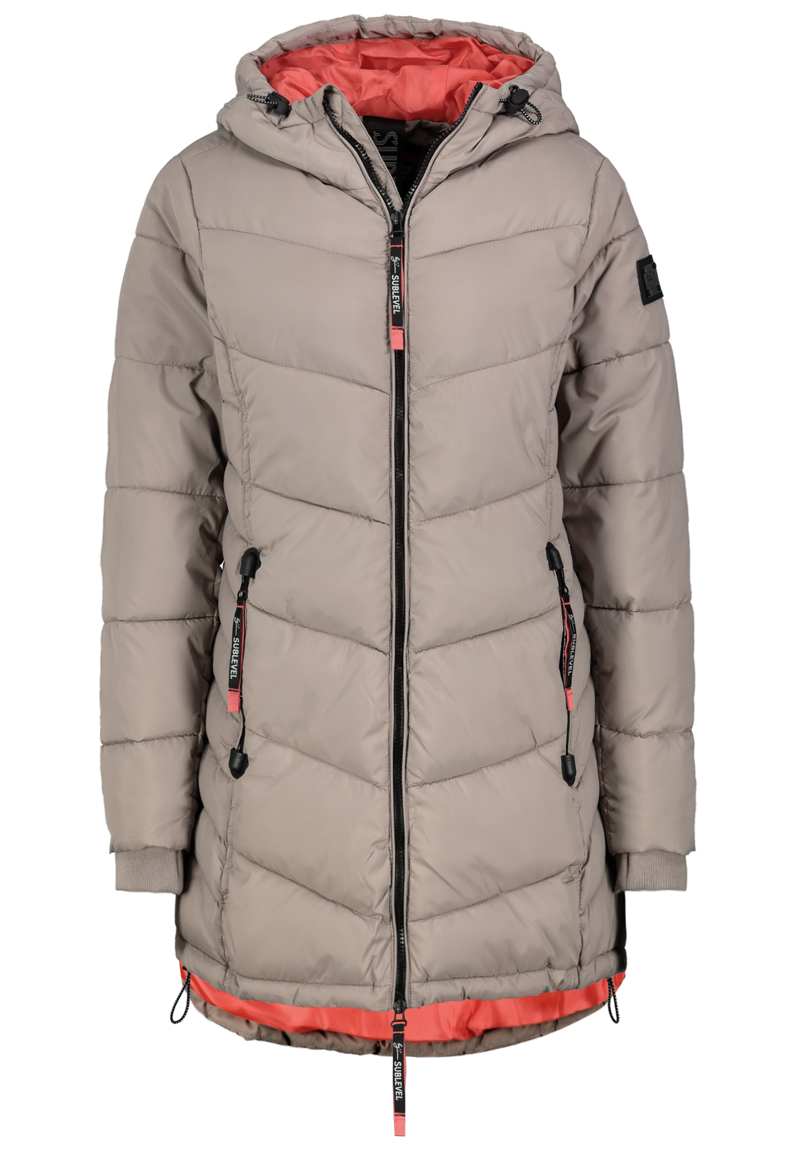 D51160X44472C7-1_21300_V.jpg Warme Winterjacke mit Kapuze und Reißverschlusstaschen