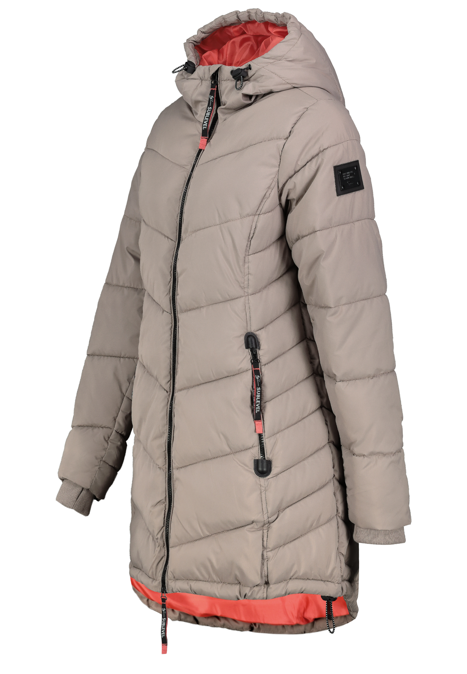 D51160X44472C7-2_21300_S1.jpg Warme Winterjacke mit Kapuze und Reißverschlusstaschen