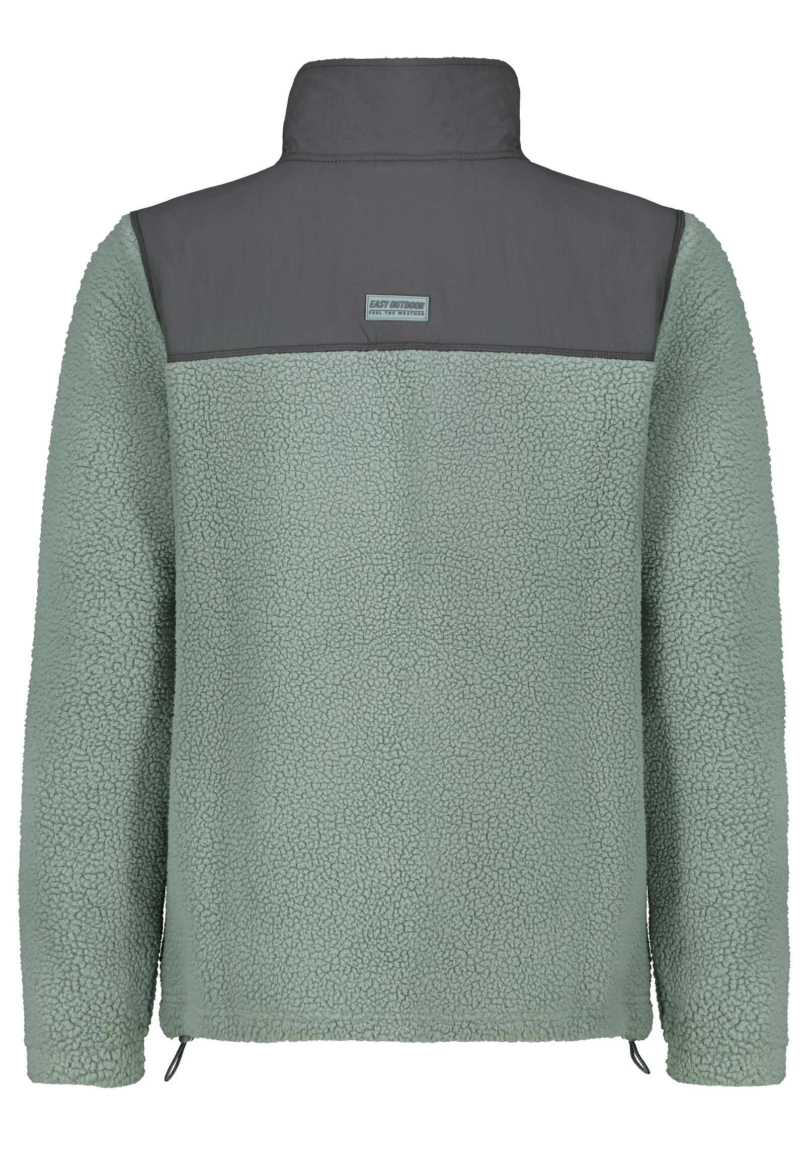 Warme Outdoorjacke Teddy Brusttasche mit Reißverschluss Warme Outdoorjacke Teddy Brusttasche mit Reißverschluss