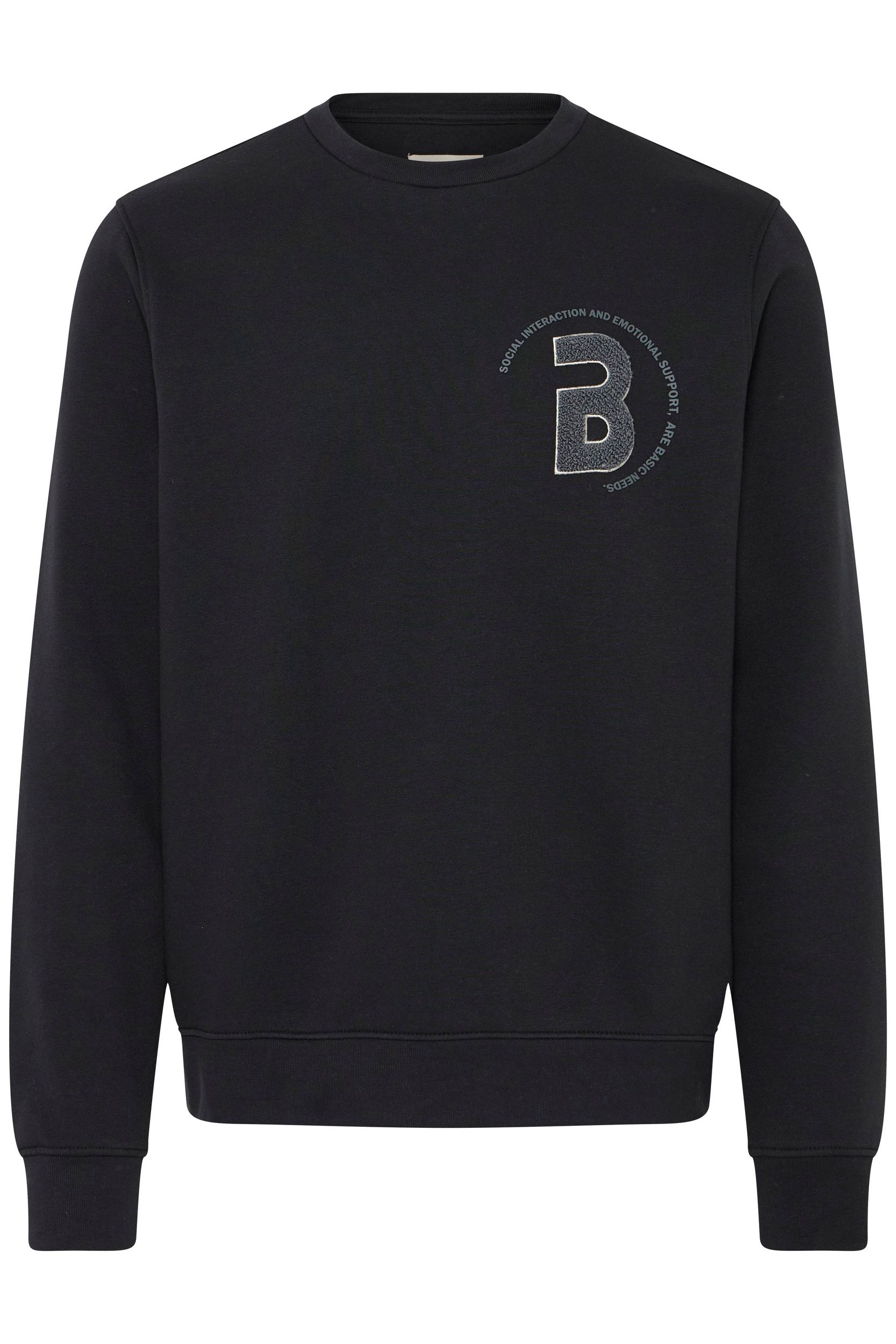 Langärmliges Shirt mit Rundhals und gestreiftem Muster Langärmliges Shirt mit Rundhals und gestreiftem Muster