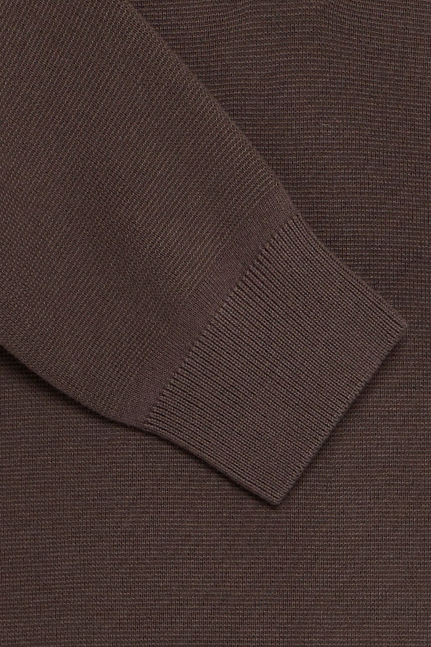 20506023_190712_300.jpg Weiches Strickoberteil mit langen Ärmeln Knöpfen und Kragen