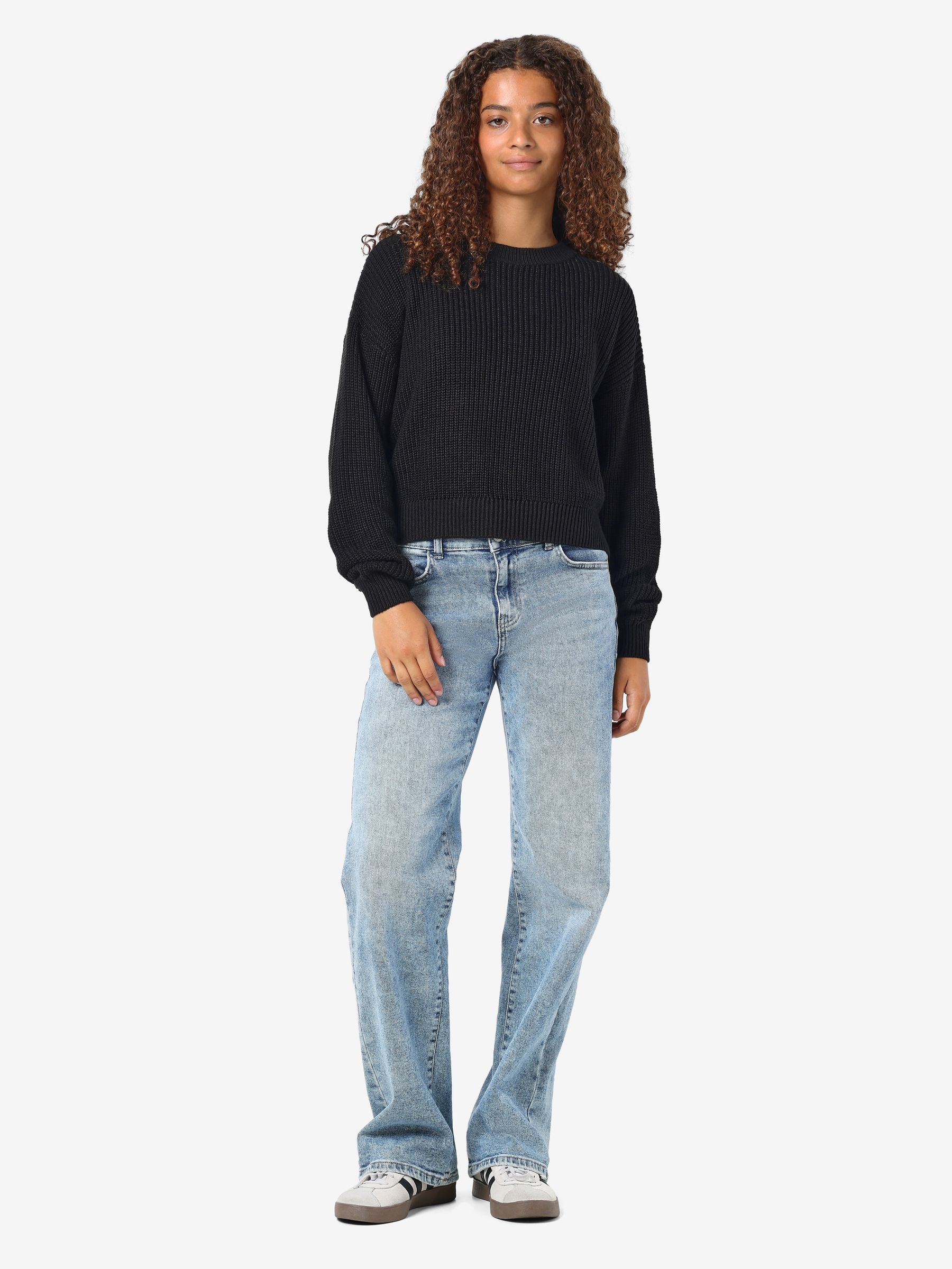 27021536_4321325_4.jpg Stylischer Pullover mit Rundhals und Rippbündchen warm