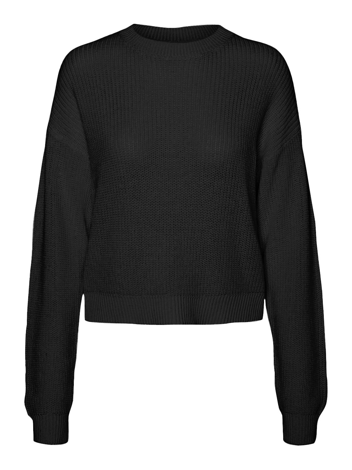 27021536_4321325.jpg Stylischer Pullover mit Rundhals und Rippbündchen warm