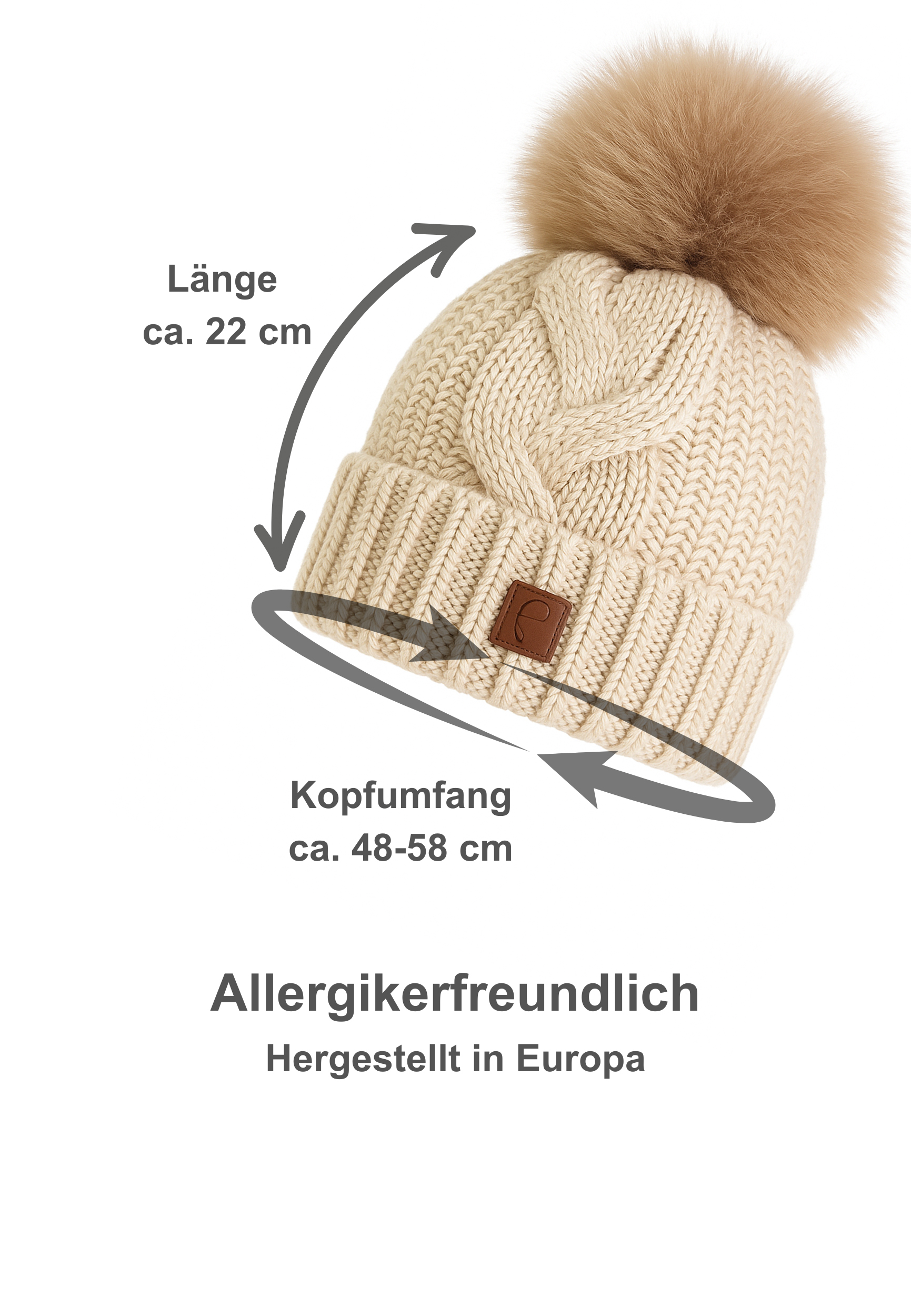 Weiche und warme Strickmütze für kalte Wintertage Weiche und warme Strickmütze für kalte Wintertage