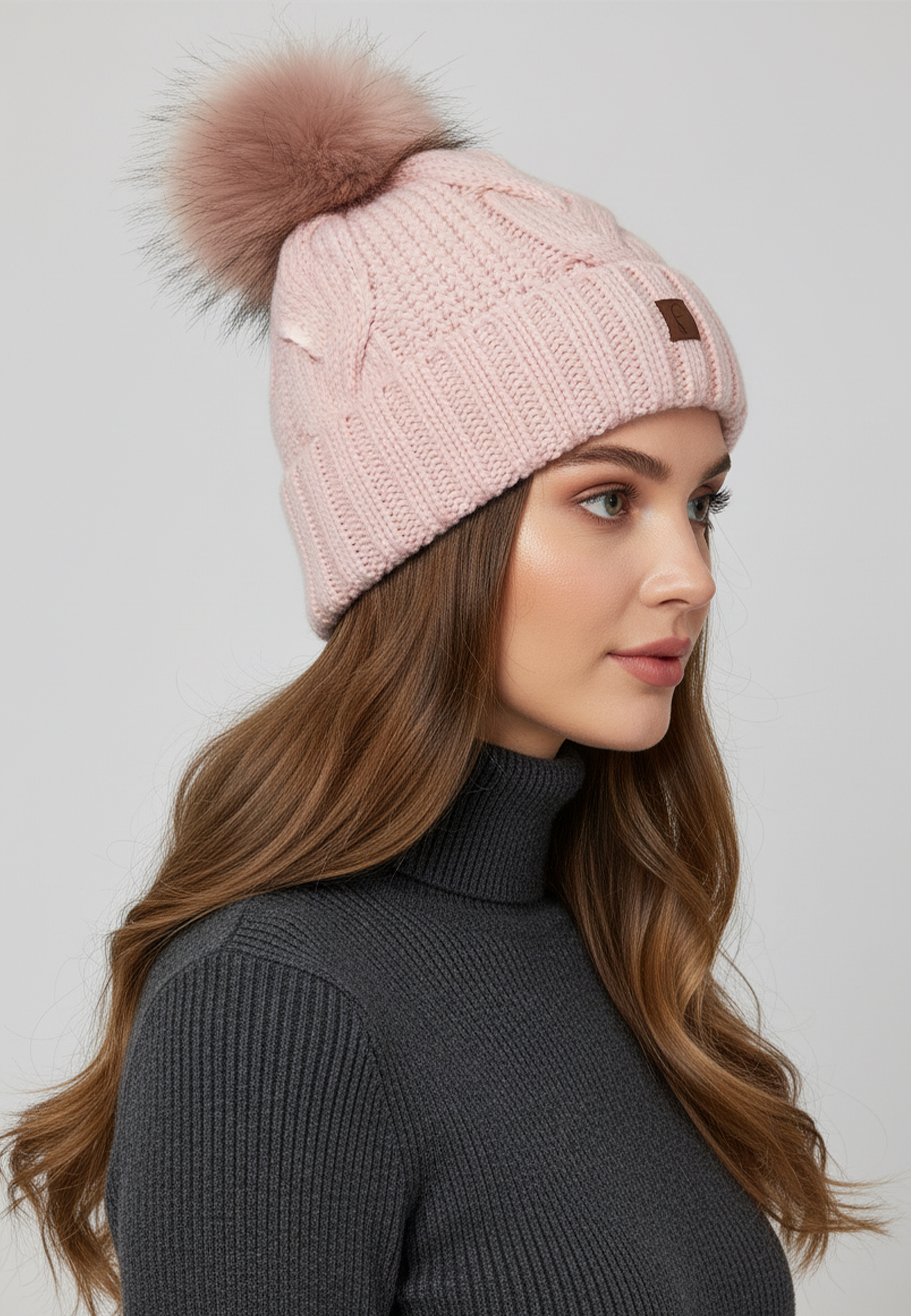 Weiche und warme Strickmütze für kalte Wintertage Weiche und warme Strickmütze für kalte Wintertage