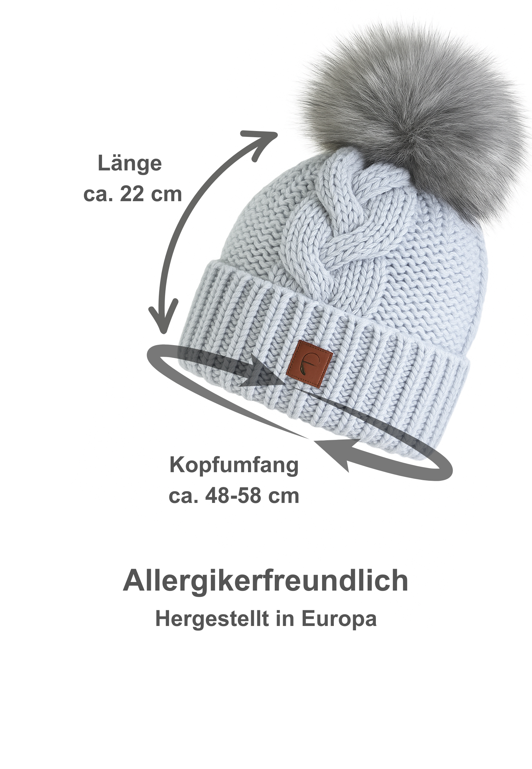 Weiche und warme Strickmütze für kalte Wintertage Weiche und warme Strickmütze für kalte Wintertage