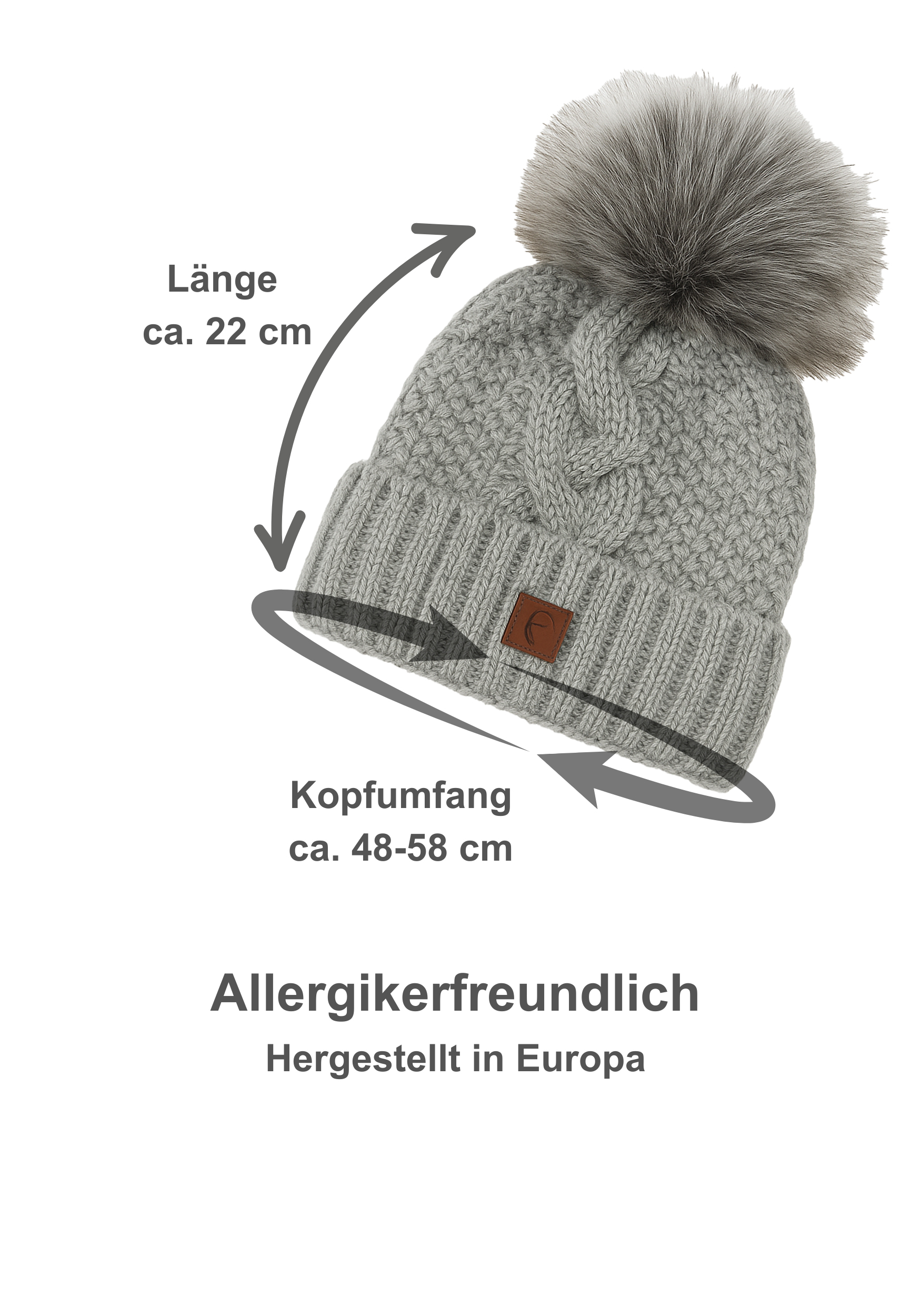 Weiche und warme Strickmütze für kalte Wintertage Weiche und warme Strickmütze für kalte Wintertage