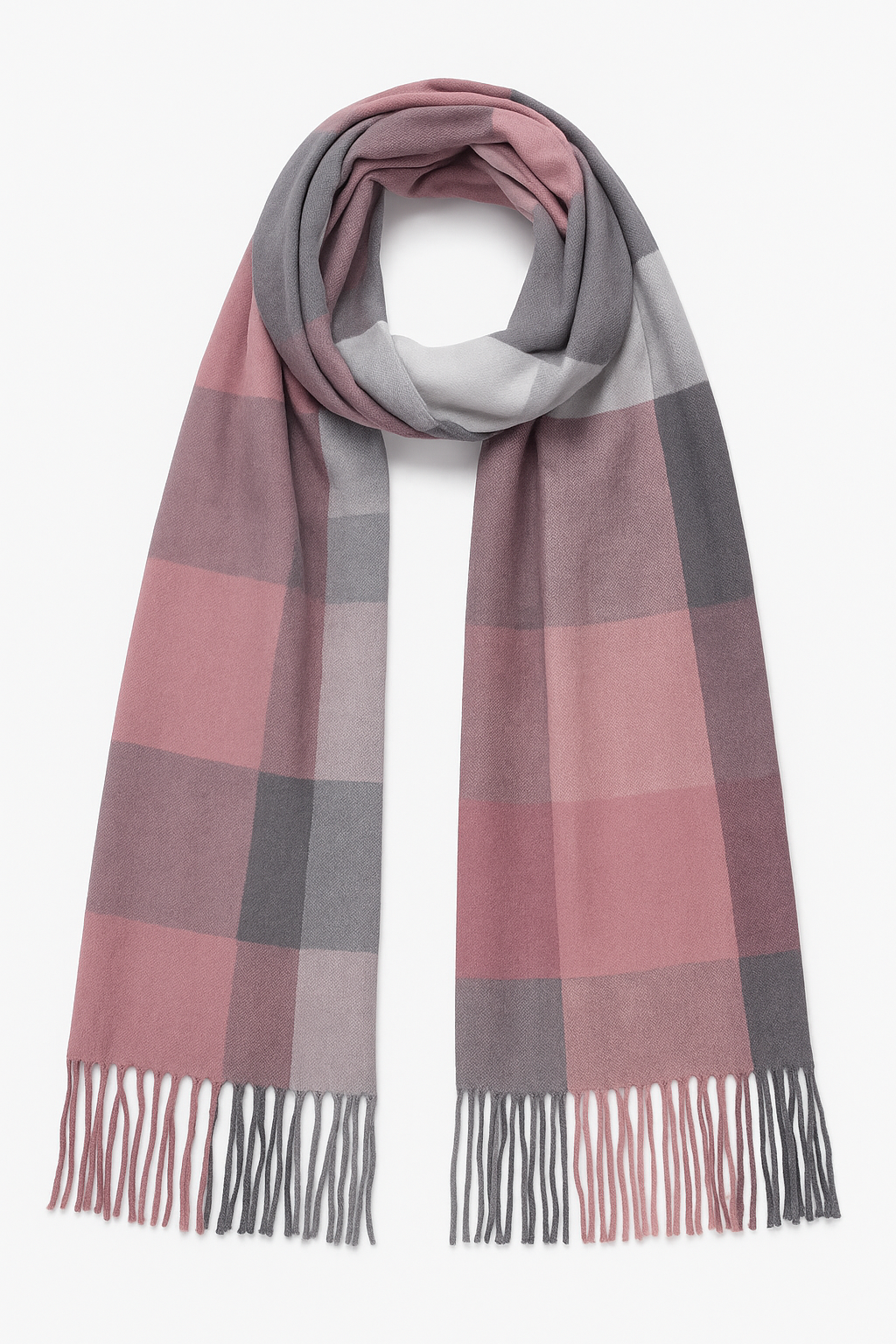 Eleganter Kaschmir-Schal mit Fransen und geometrischem Muster Weich Modisch Eleganter Kaschmir-Schal mit Fransen und geometrischem Muster Weich Modisch