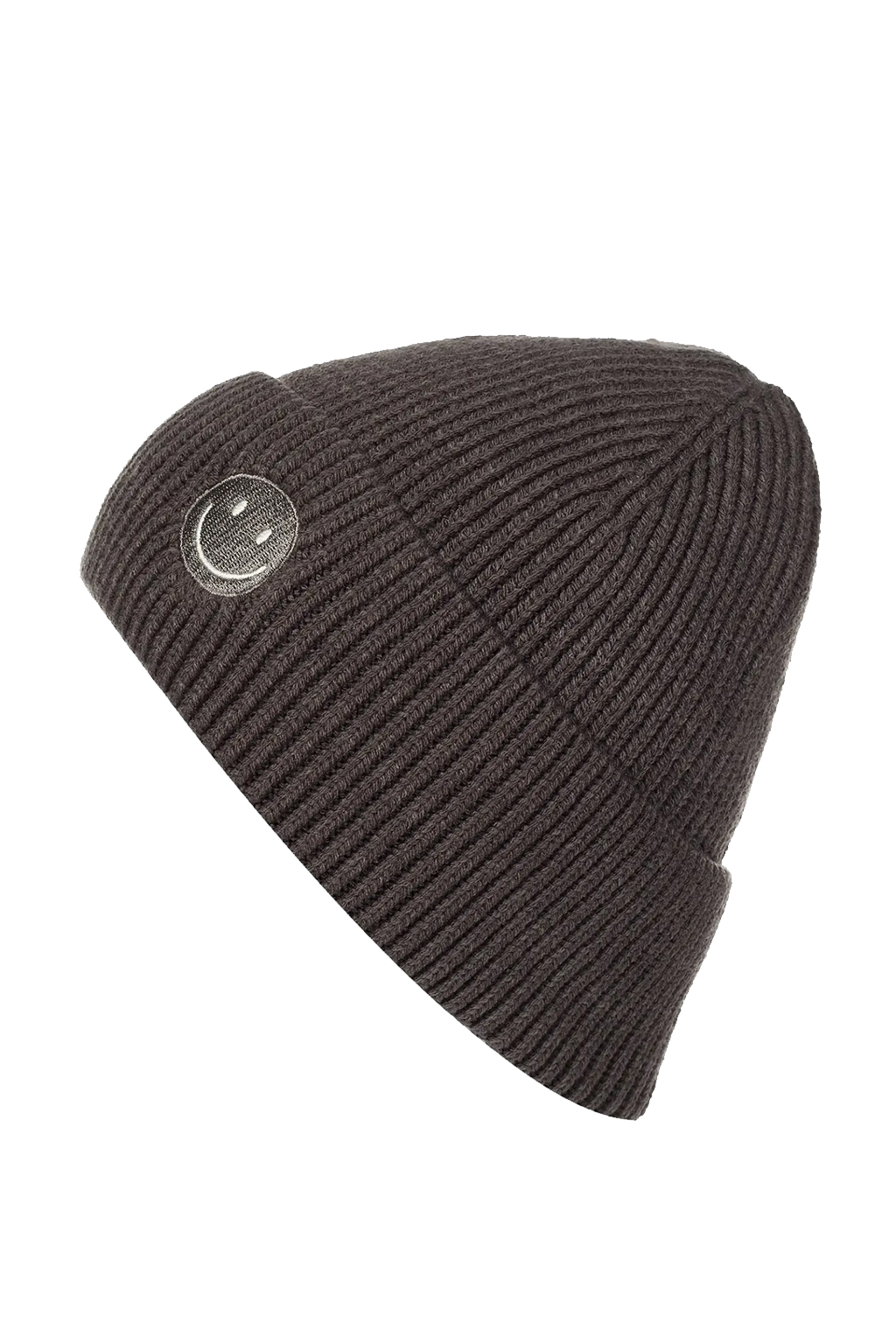 Strickmütze mit Smiley-Stickerei Strickmütze mit Smiley-Stickerei