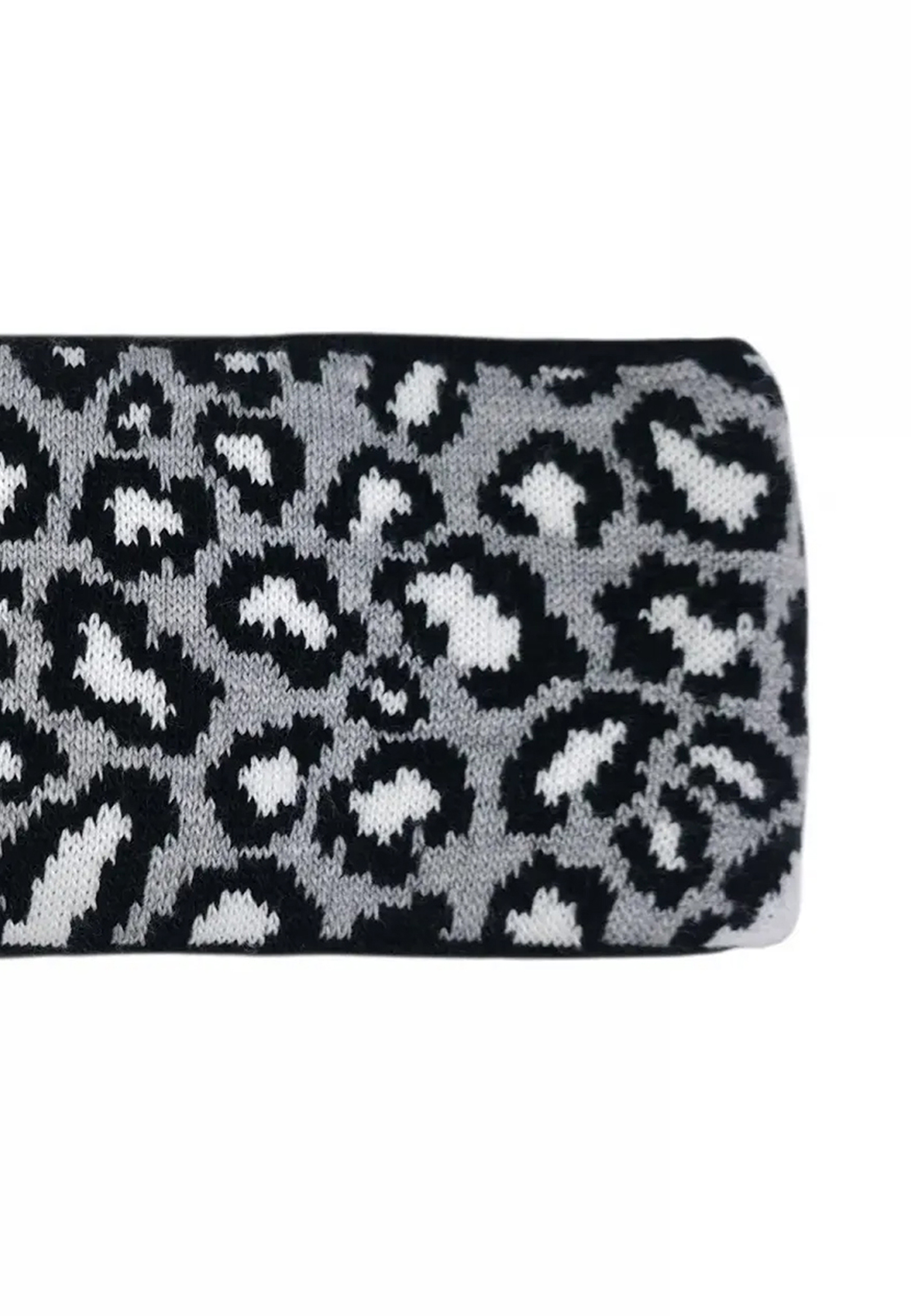 Leop-Print Stirnband aus Strick Modisch Warm Leop-Print Stirnband aus Strick Modisch Warm