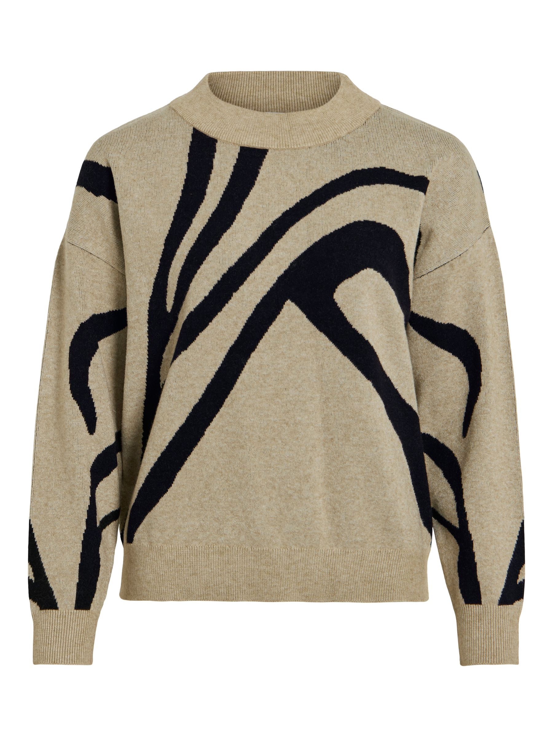 14107347_4769751.jpg Moderner Pullover mit abstraktem grafischem Design