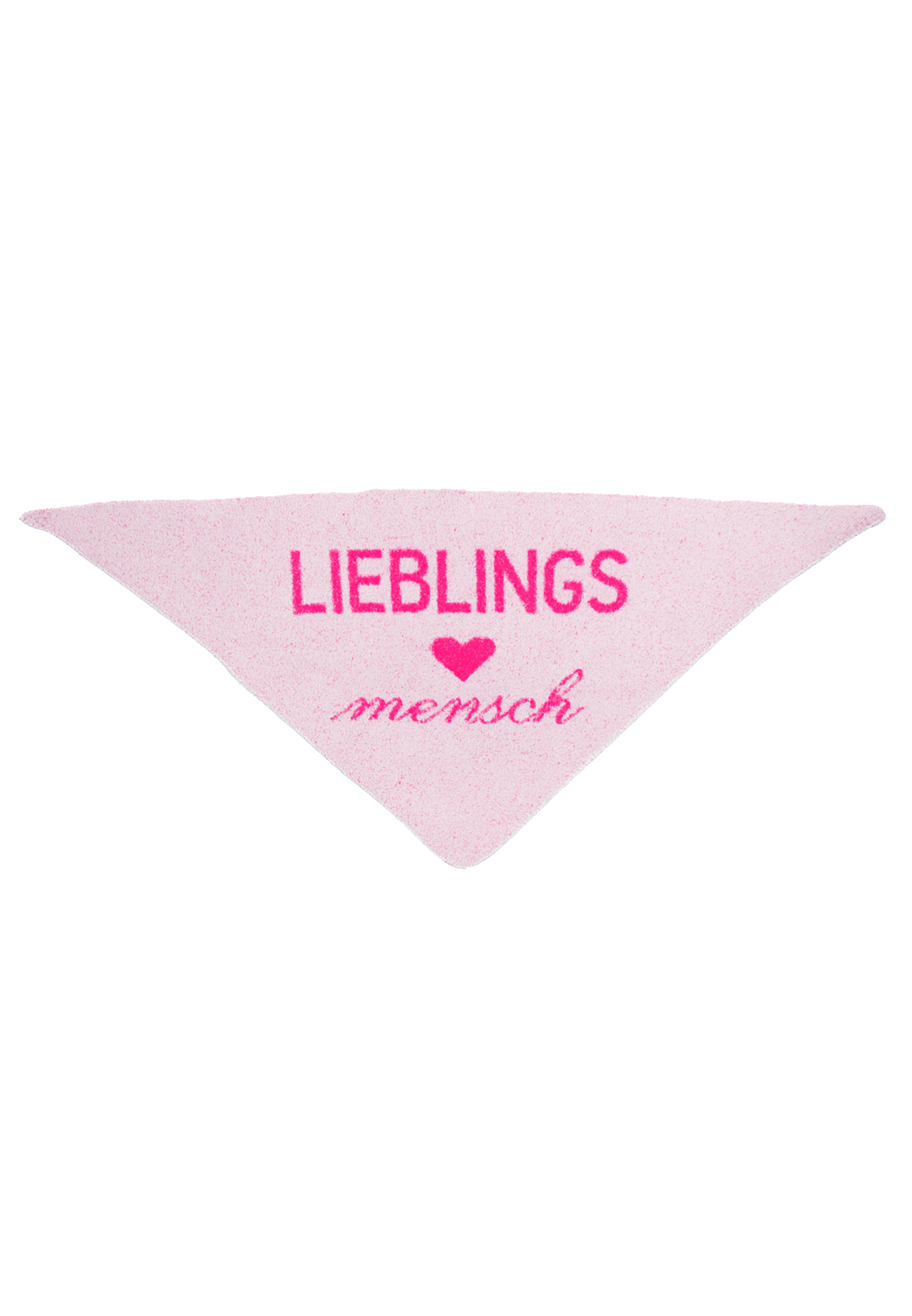 Weicher Schal Dreiecksform Lieblingsmensch Herz Weicher Schal Dreiecksform Lieblingsmensch Herz