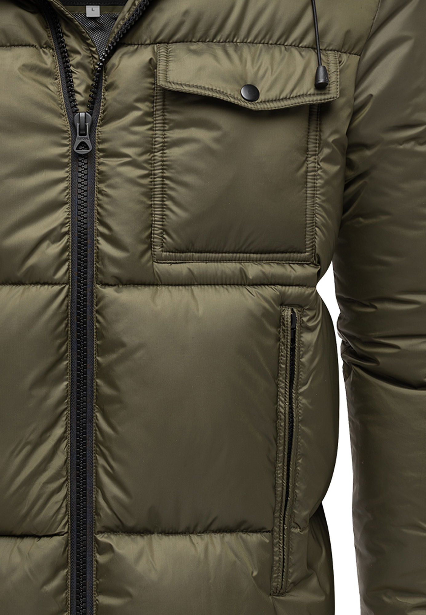Winterjacke mit Kapuze glänzend Fleecekragen Winterjacke mit Kapuze glänzend Fleecekragen