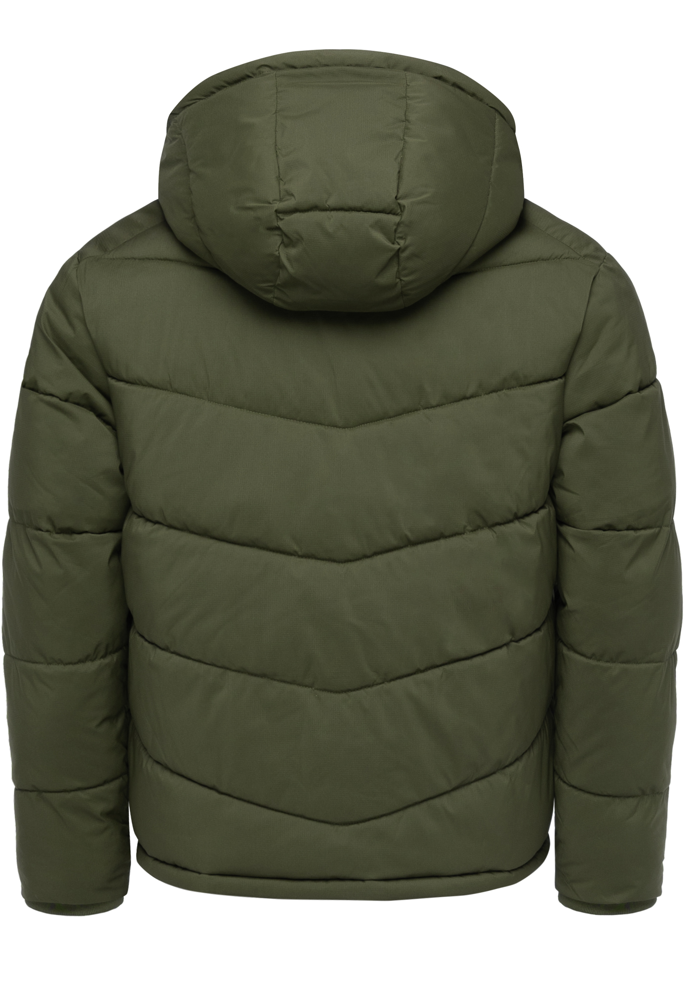 Winterjacke mit Kapuze gesteppte Form Gefüttert Warm Winterjacke mit Kapuze gesteppte Form Gefüttert Warm