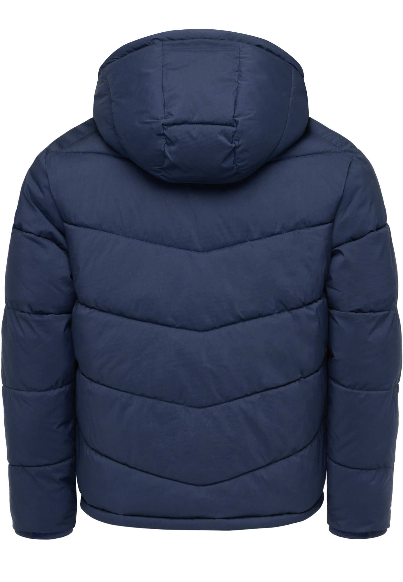 Winterjacke mit Kapuze gesteppte Form Gefüttert Warm Winterjacke mit Kapuze gesteppte Form Gefüttert Warm