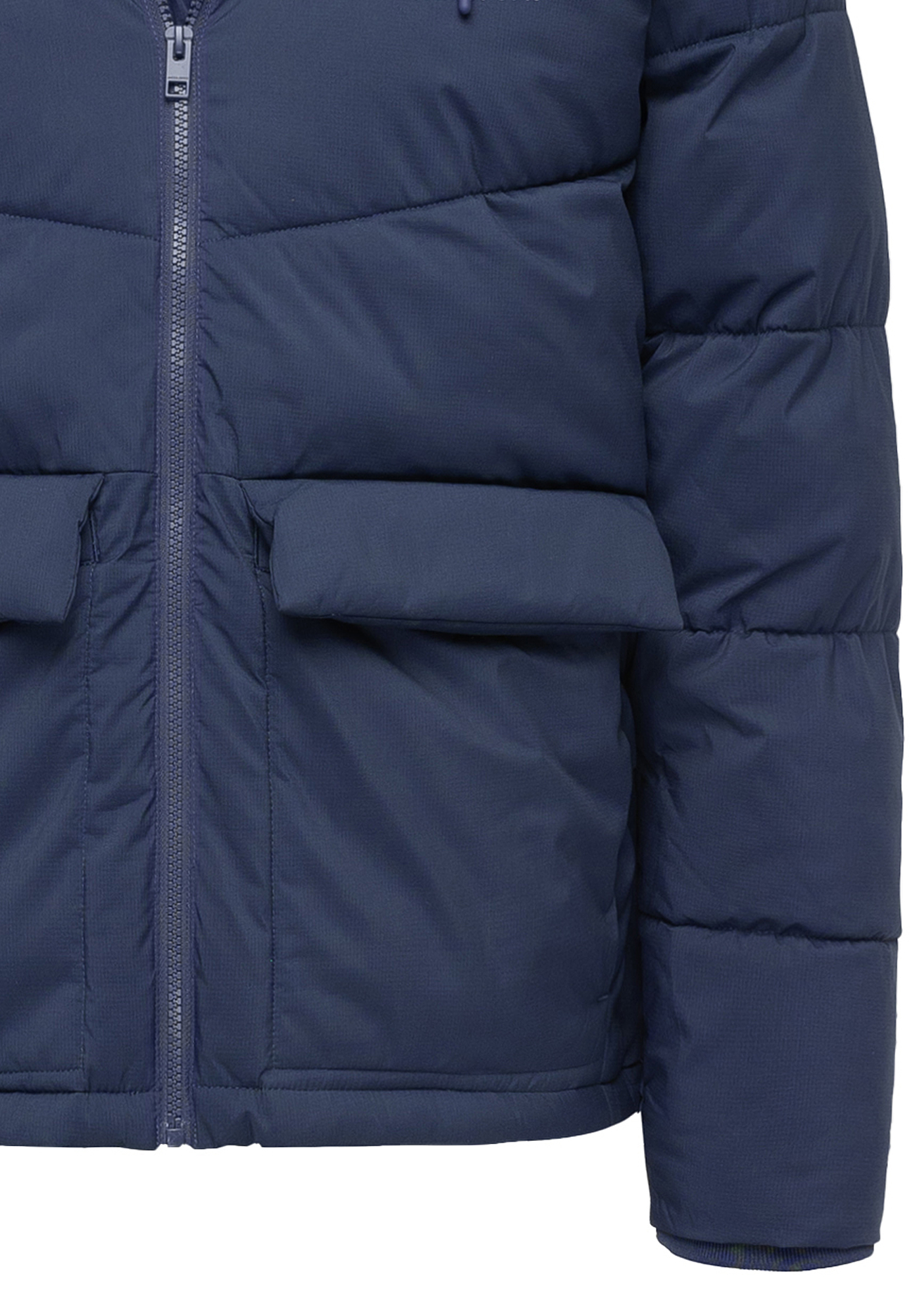 Winterjacke mit Kapuze gesteppte Form Gefüttert Warm Winterjacke mit Kapuze gesteppte Form Gefüttert Warm